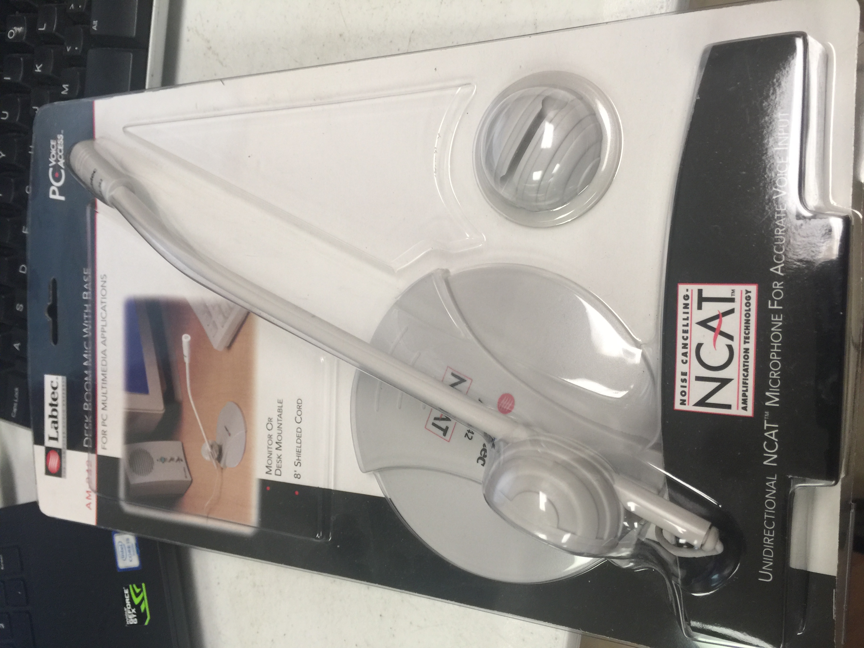 Labtech AM242 Desk Boom Mic W/base computer home office use for sale online eBay