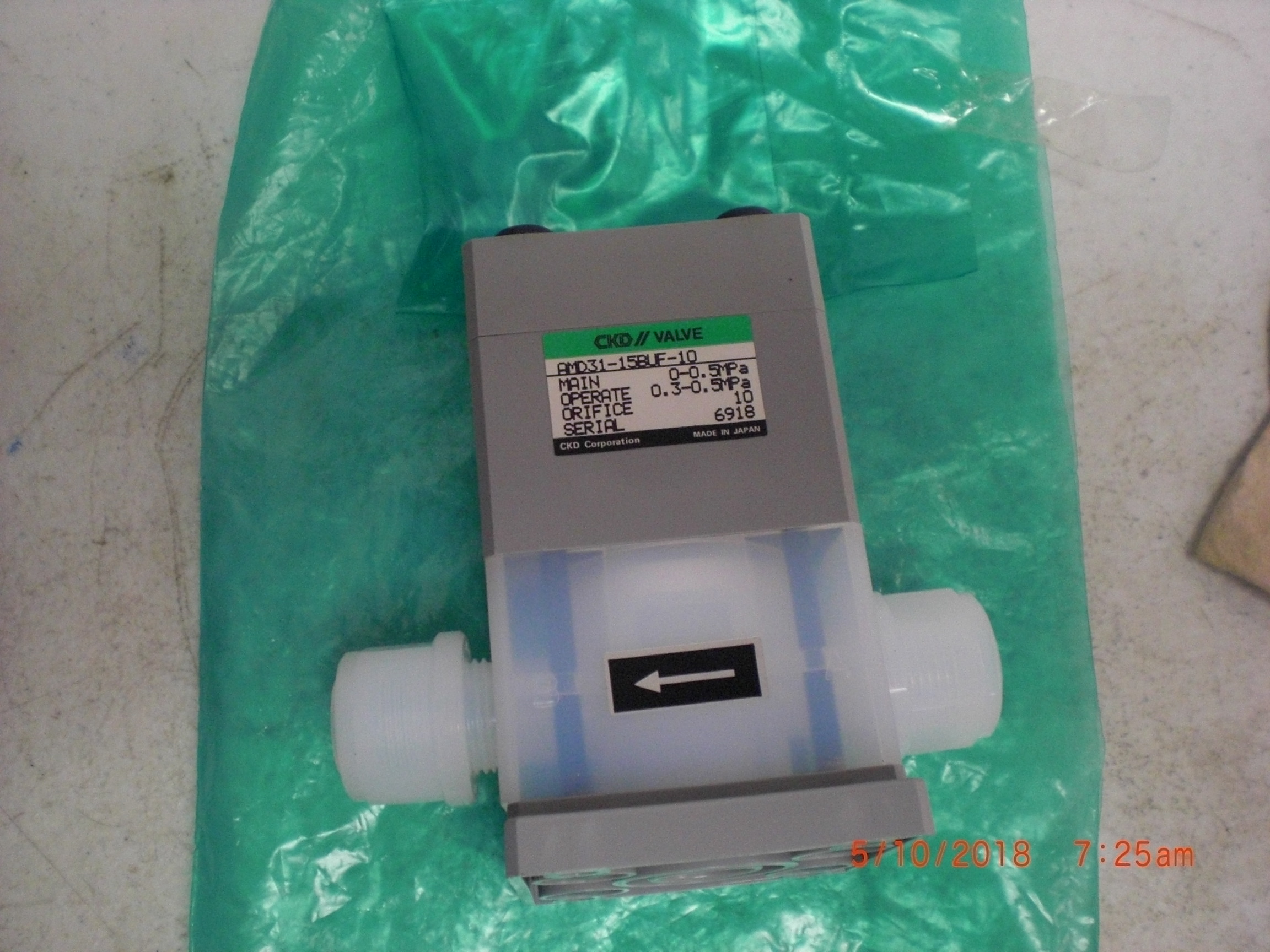 Valve CKD  AMD31-15BUF-10 PFA AOV 1/2T Flowell