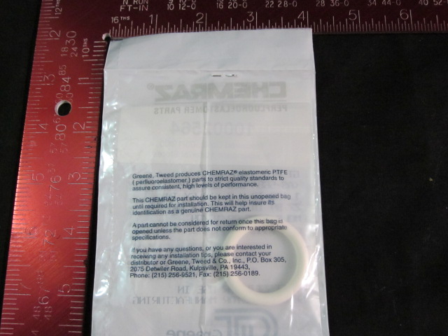 O-Ring  GREEN TWEED AS-568A-320 9320-SC513 Chemraz 1.100 ID x 0.210 CX IN