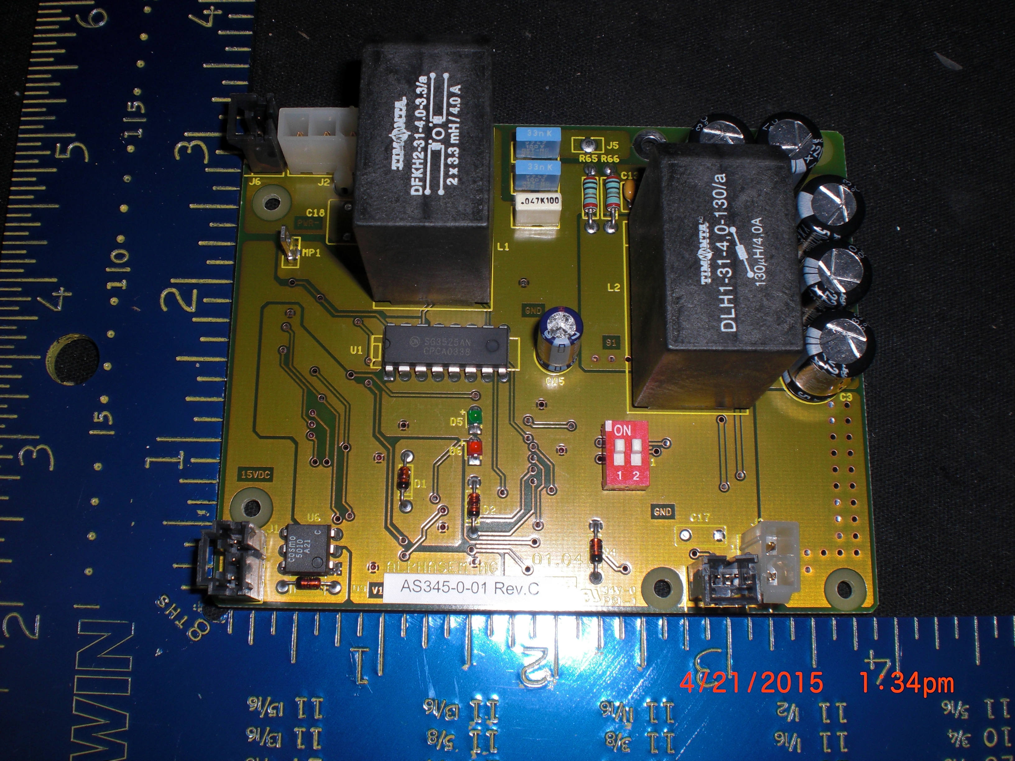 Power Supply  Alphasem AS345-0-01 Power Supply PCB
