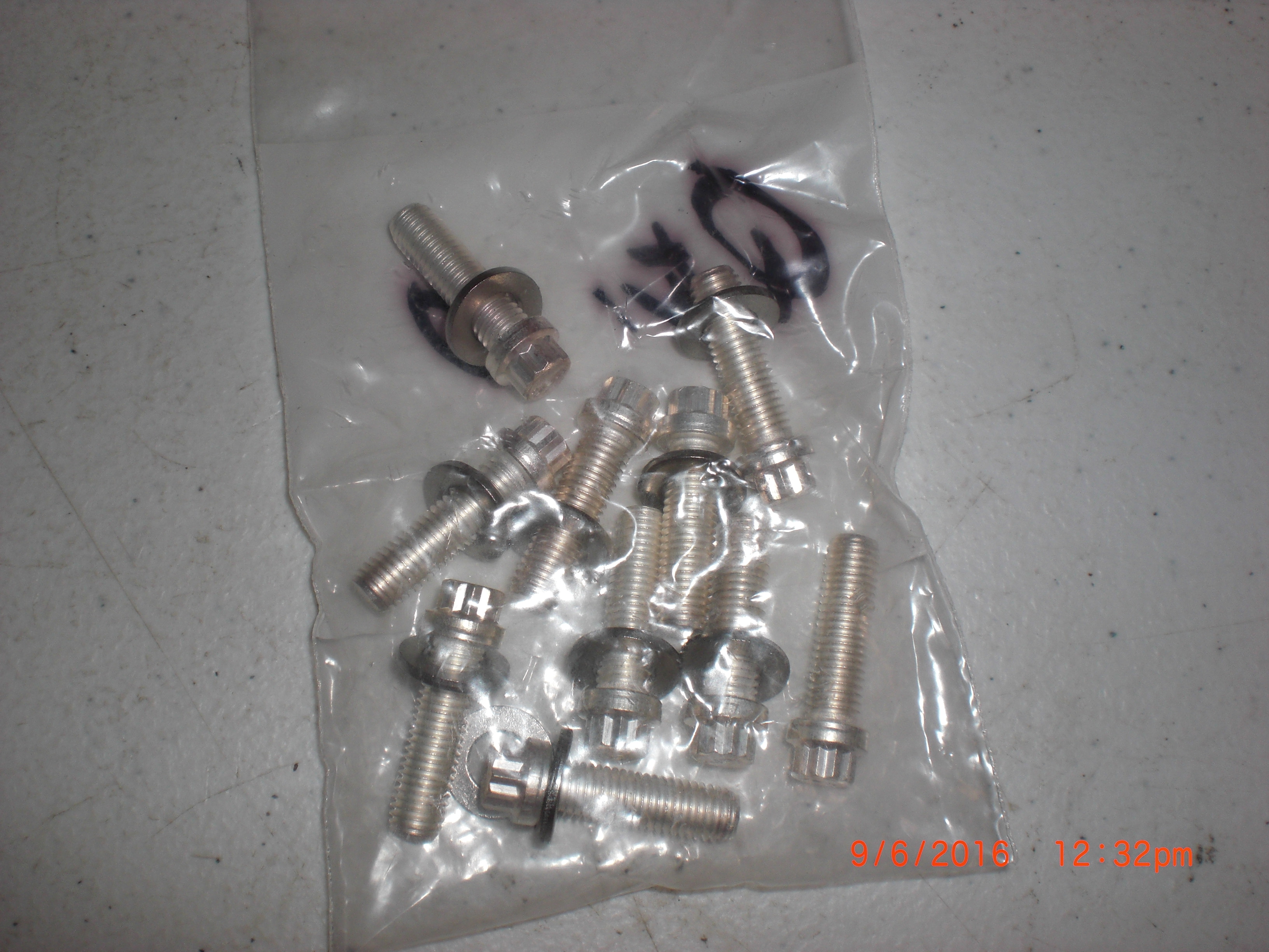 Bolt MDC Vacuum BLT-KIT Flange Bolt kit 316 SS Silver plated PKG 10 bolts