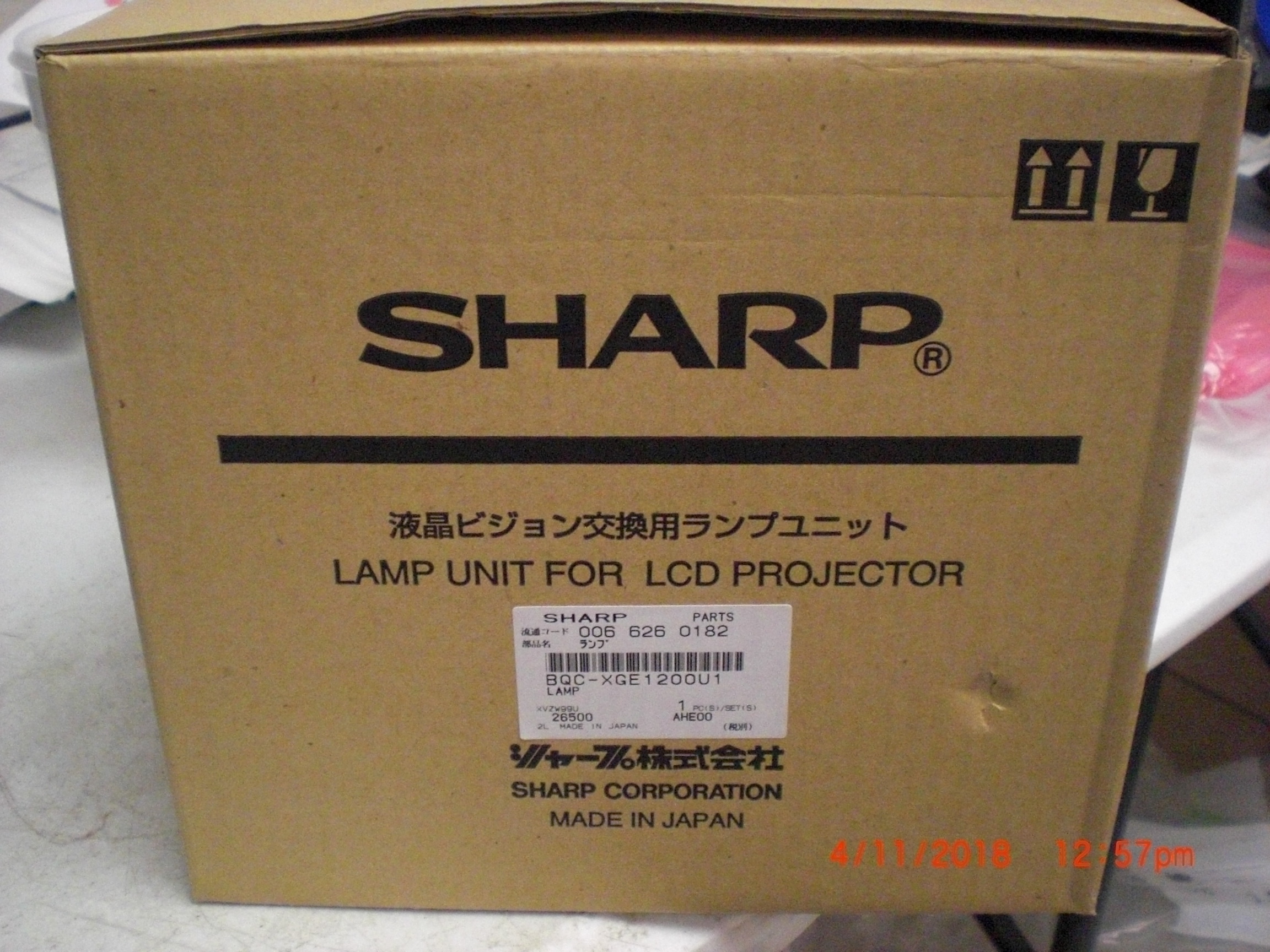 Lamp SHARP BQC-XGE 1 200U1 Lamp Unit For LCD Projector