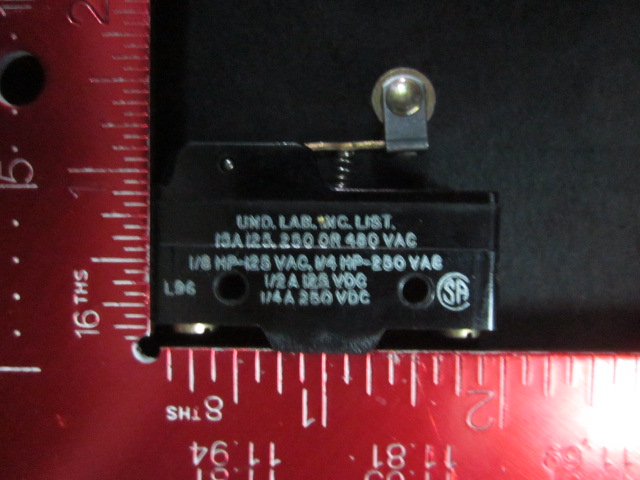 Switch MICRO SWITCH BZ-2RW822T HONEYWELL 1/8 to 1/4 HP  125/250VAC/VDC