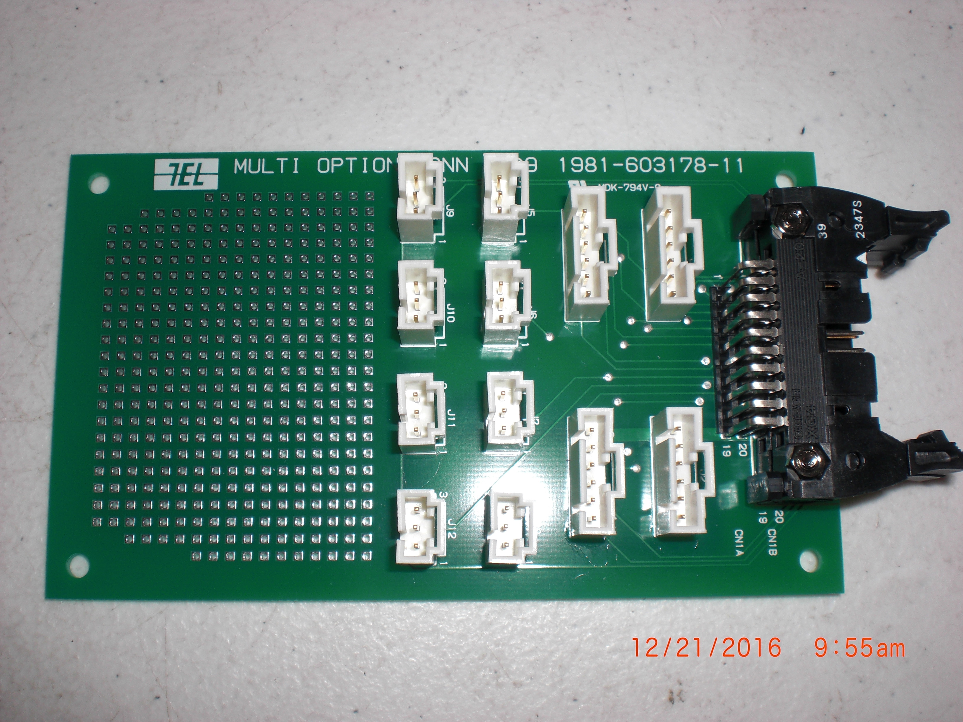 PCB (TEL) CT1981-603178-11 multi option connector board
