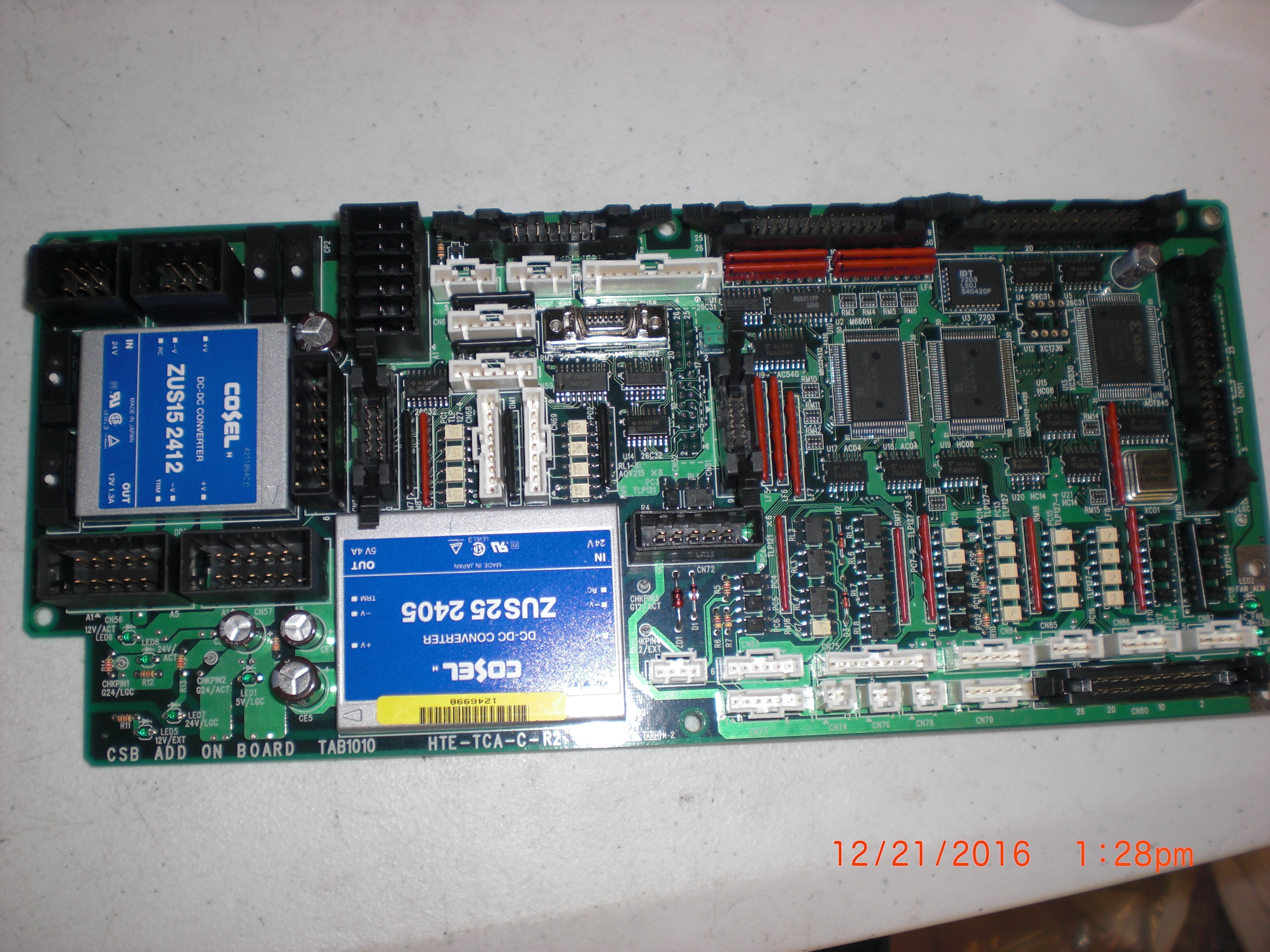 PCB (TEL) CT2944-000032-11 CBS Add On Board TAB1010 HTE-TCA-C-R2