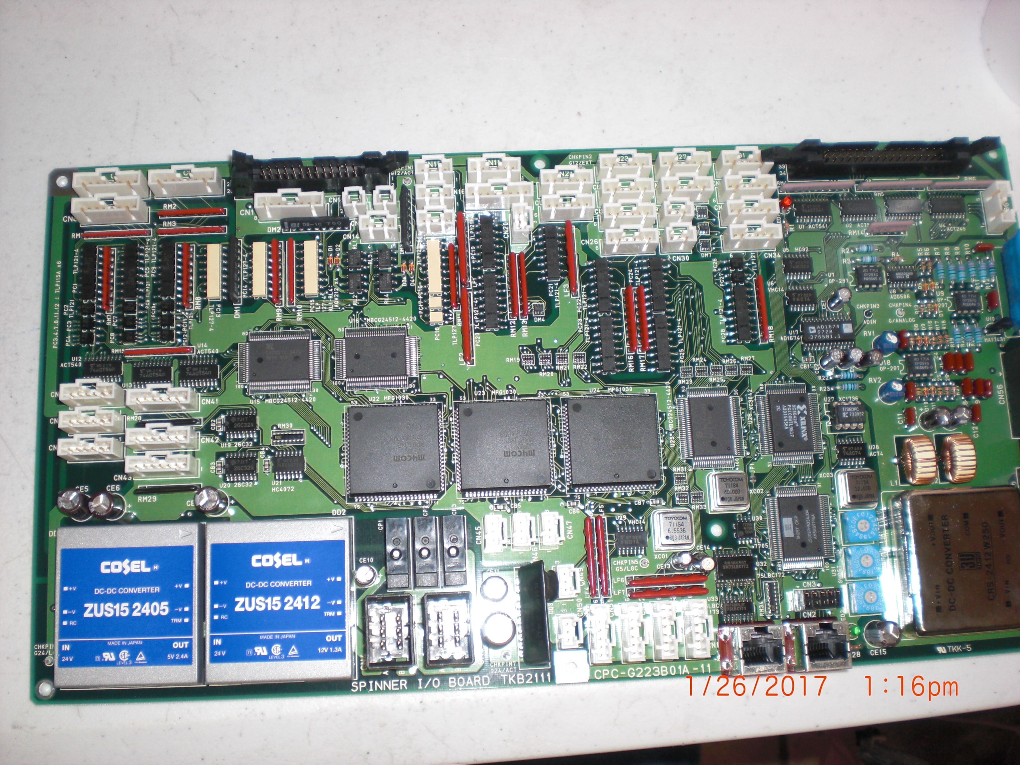 OEM Part TOKYO ELECTRON (TEL) CT2980-090661 Spinner I/O Board TKB2111