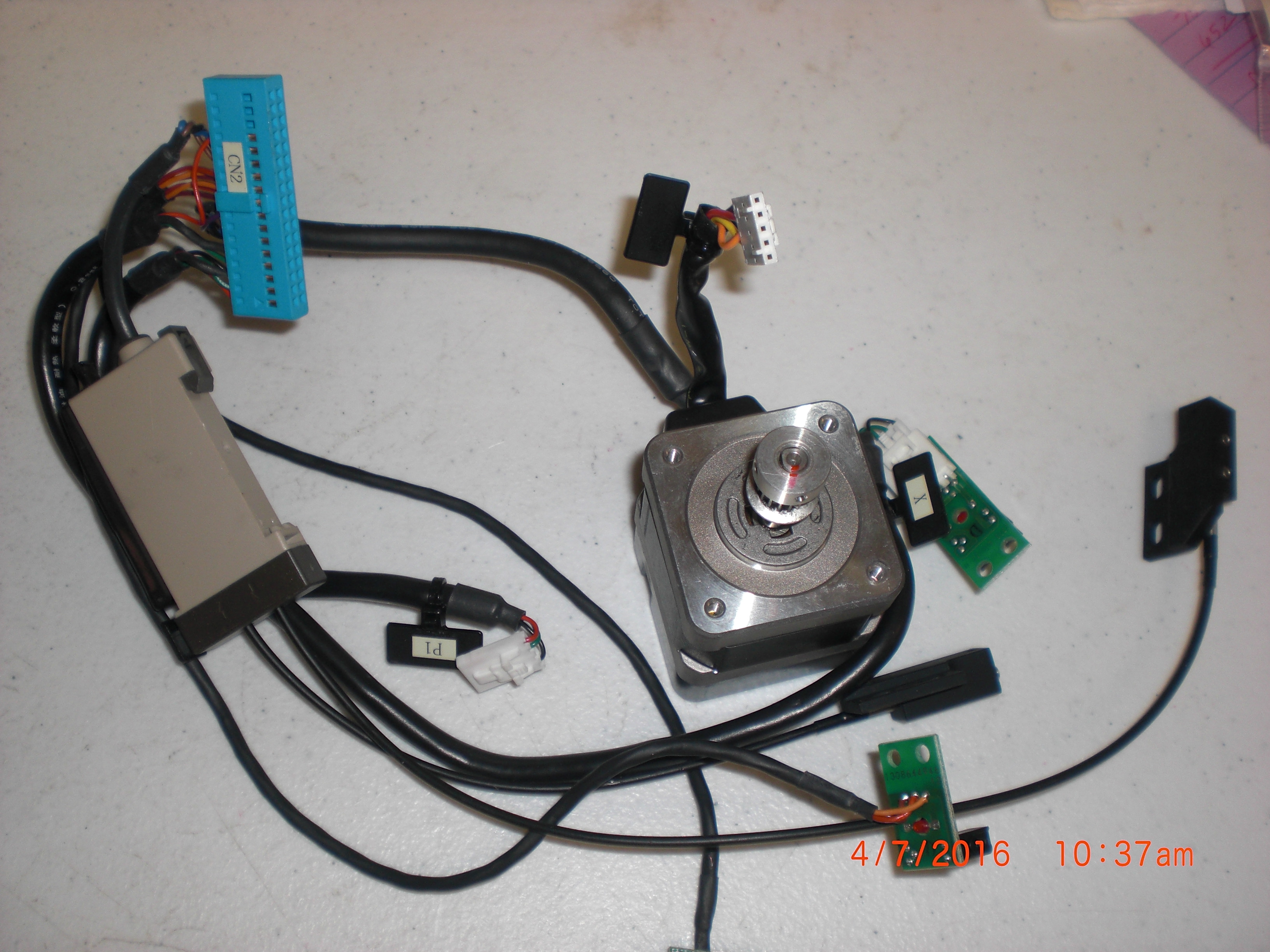 Motor  TOKYO ELECTRON (TEL) CT2980-190085-11 Lift assy drive and sensors