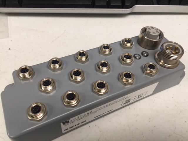 Cable WOODHEAD DNTA14114A1 DEVICENET PASSIVE DROP BOX NANO-CHANGE 14 PORT NANO 