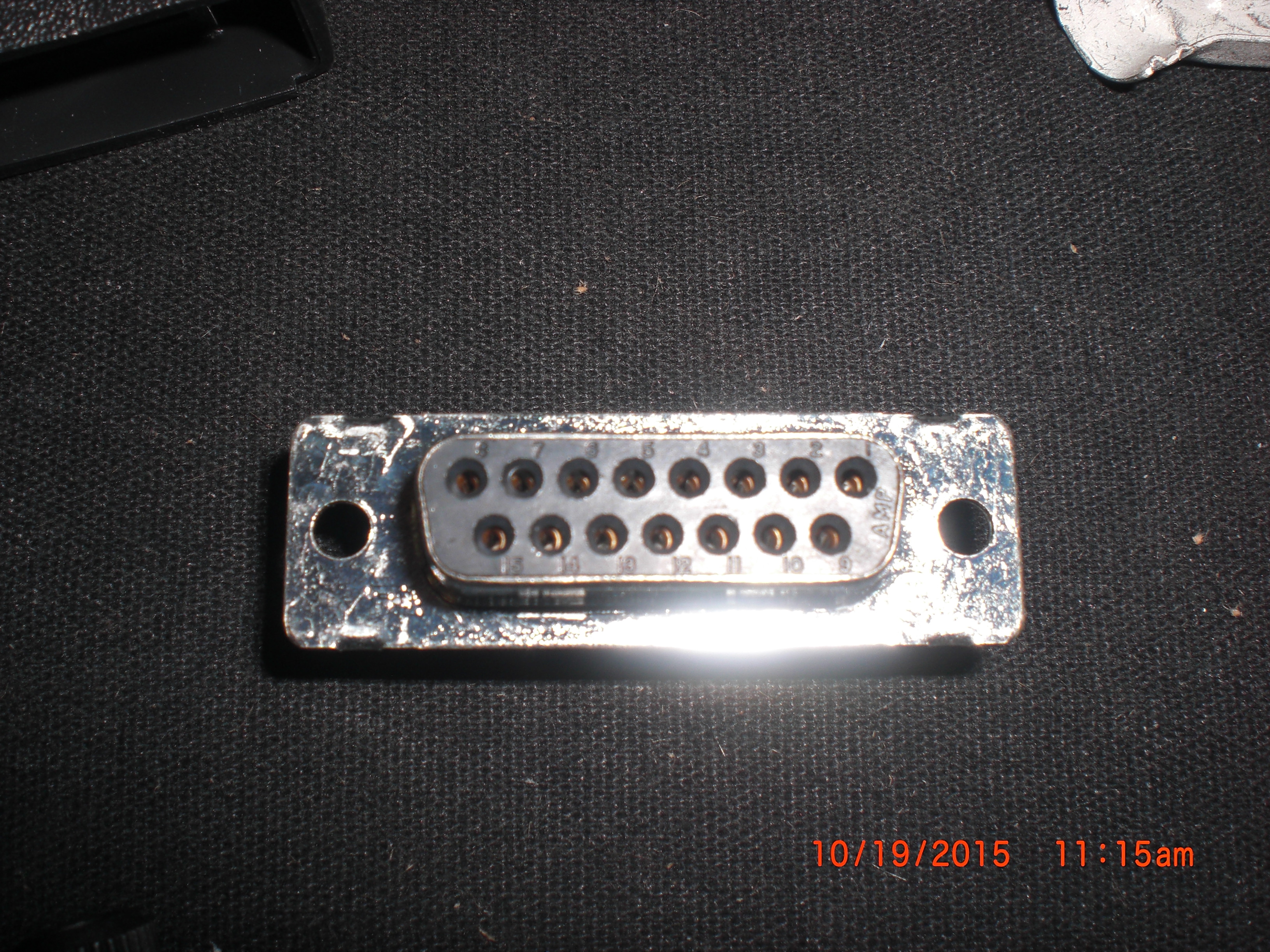 AMP DSUB15F 15 pin connector Female Socket eBay