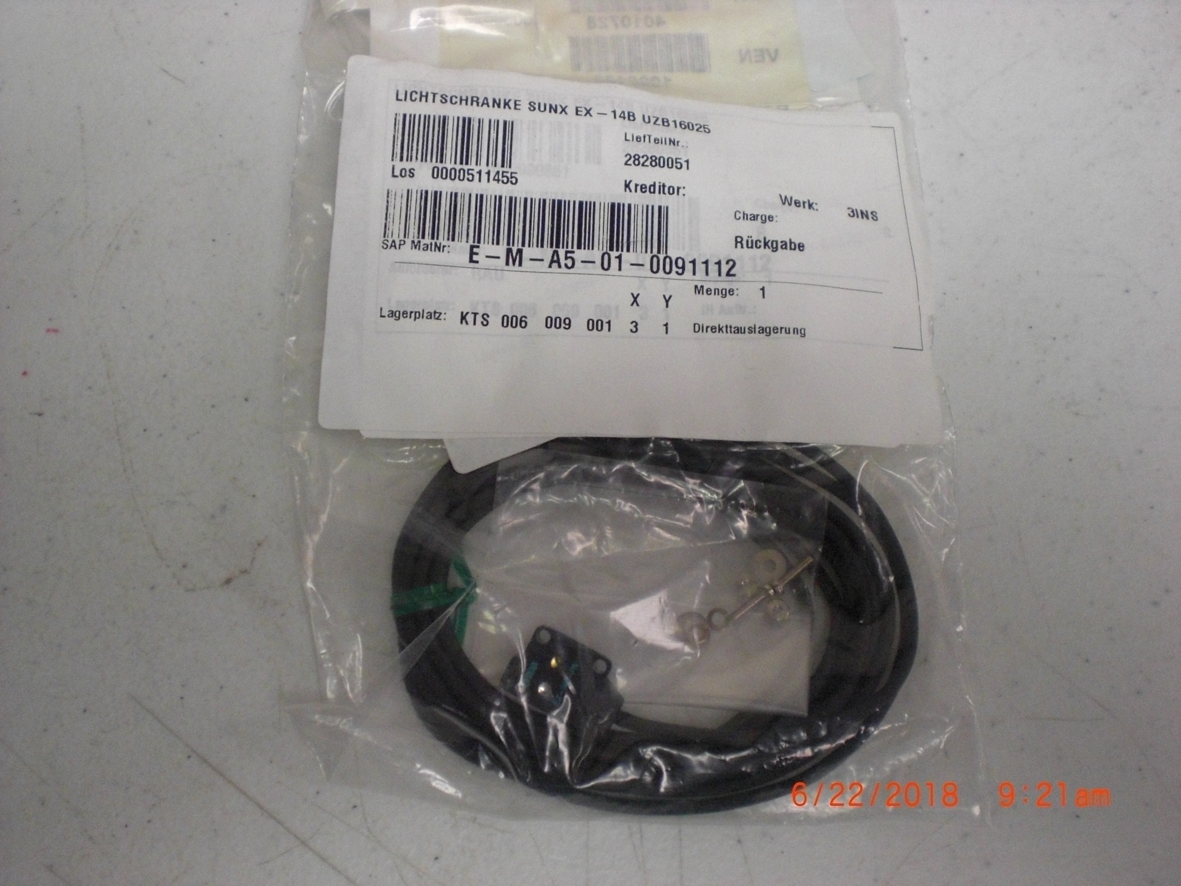 Switch SUNX EX-14B-PN Photoelectric