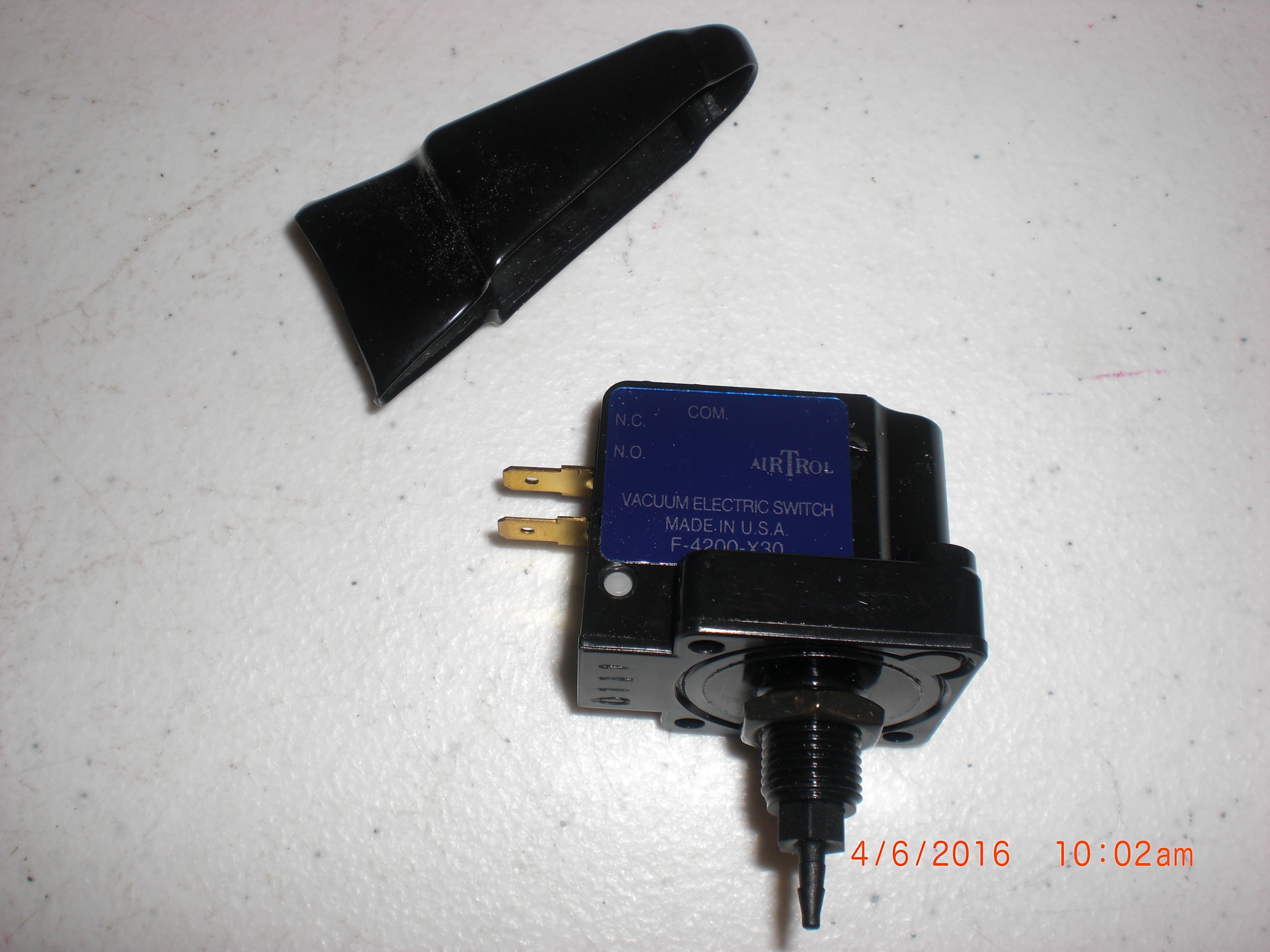 Switch AIRTROL F-4200-X30 Vacuum adjutsable analog NO or NC