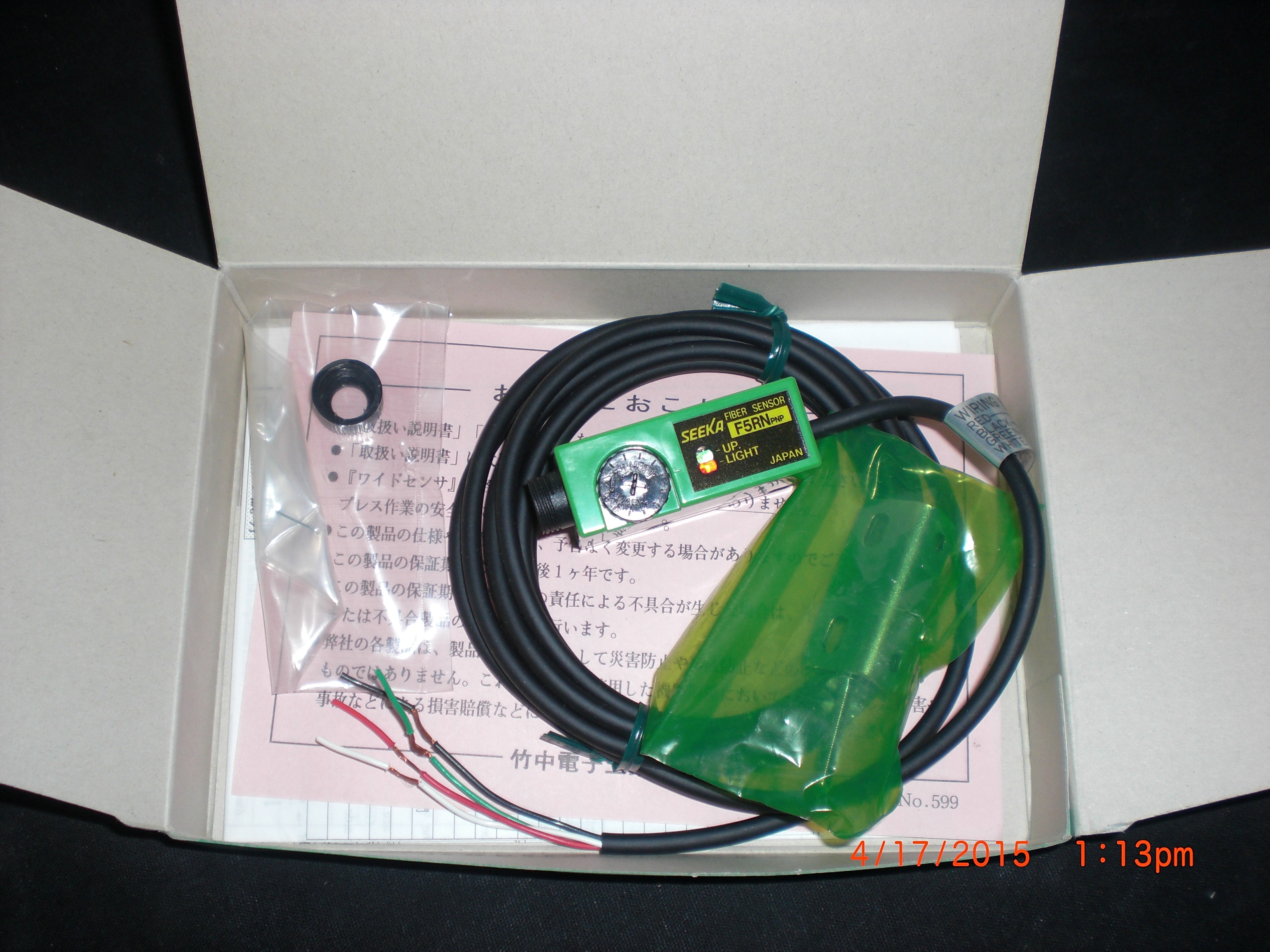 Sensor SEEKA TAKEX F5RN-PPN 12-24v dc 4-wire Infrared LED  