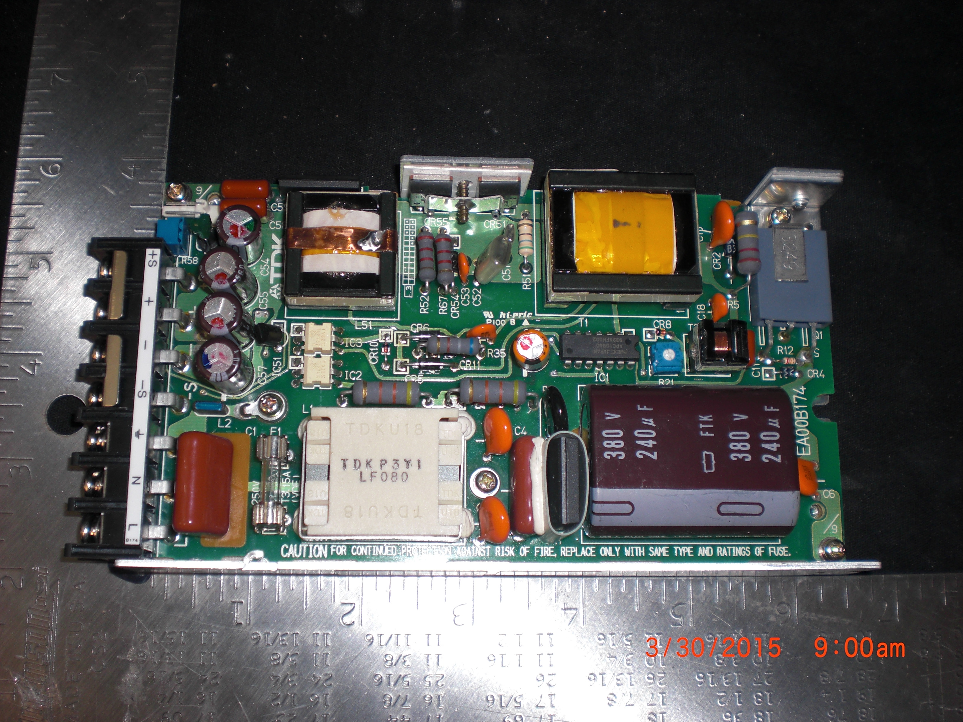 Power Supply  KEPCO FAW5-10K PWRSP DC 5V @ 10A 50W ADJ VOLT SWITCH