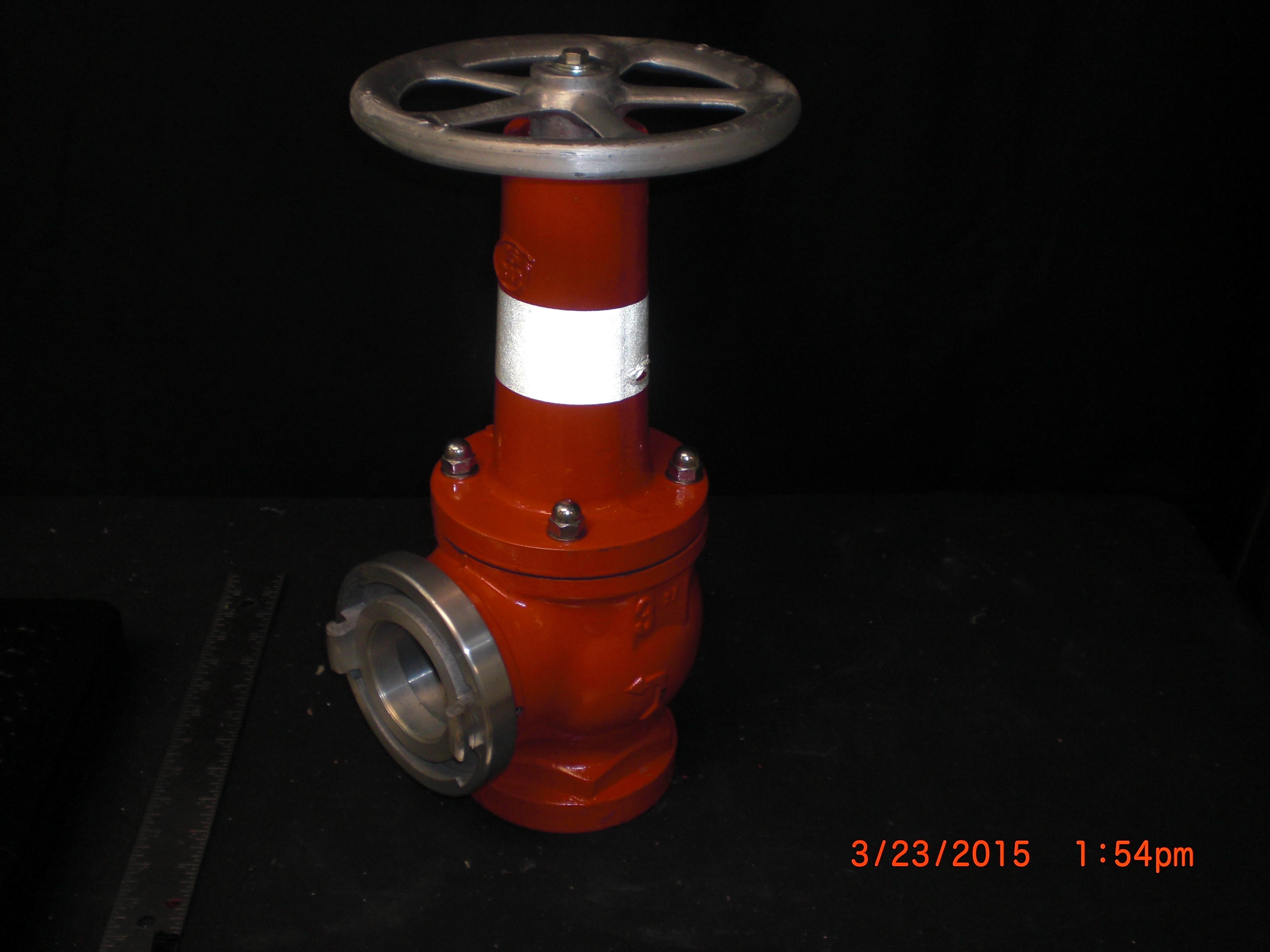 Valve  Fire Hose 3 in w/hose connect 230 PSI Poms Zeev & sons FH3-16B I 