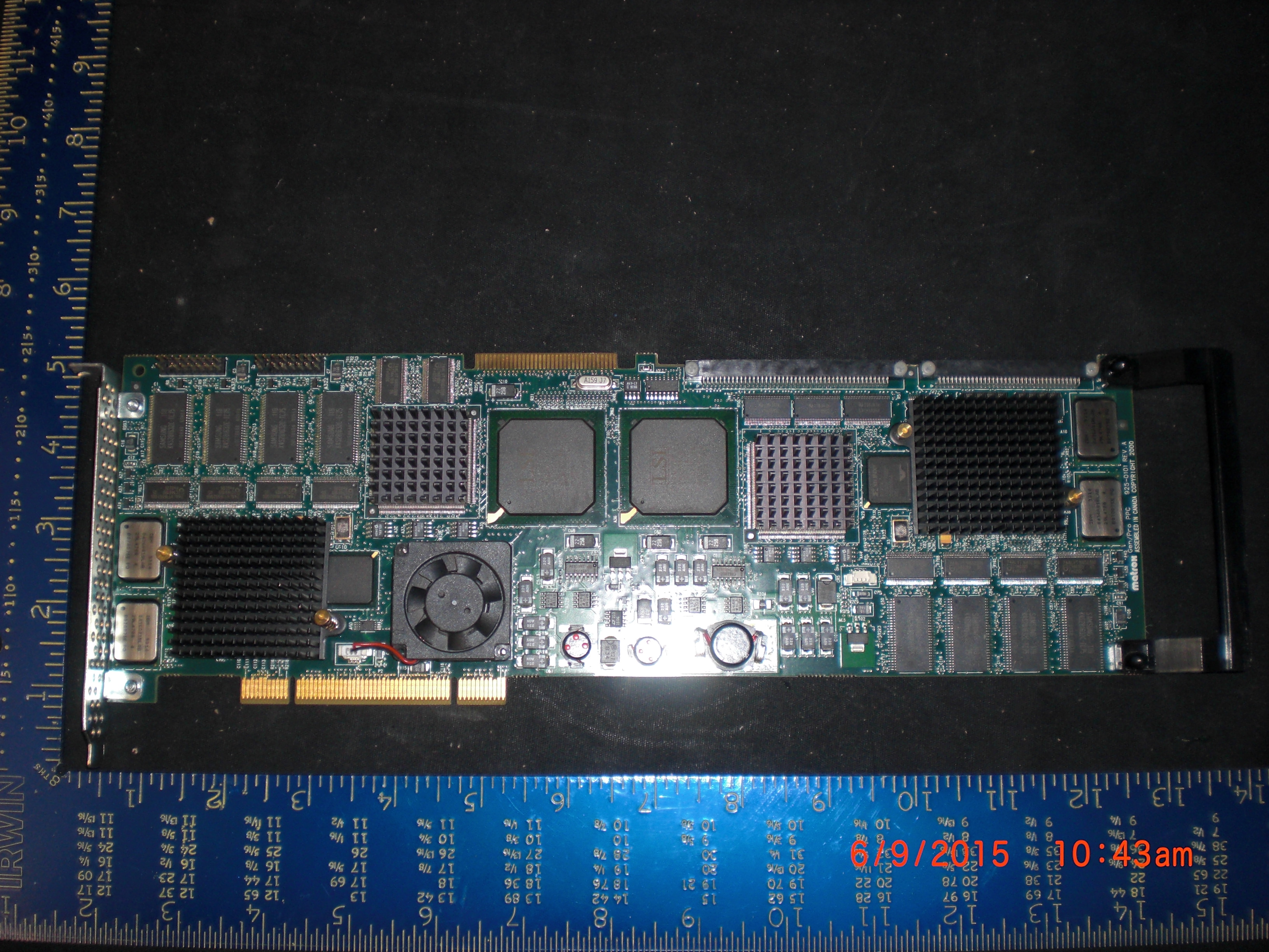 PCB GENESIS PLUS Dual-node PCI  MATROX GPG4N/500/128/2 Gen/pro ppc 925-0101