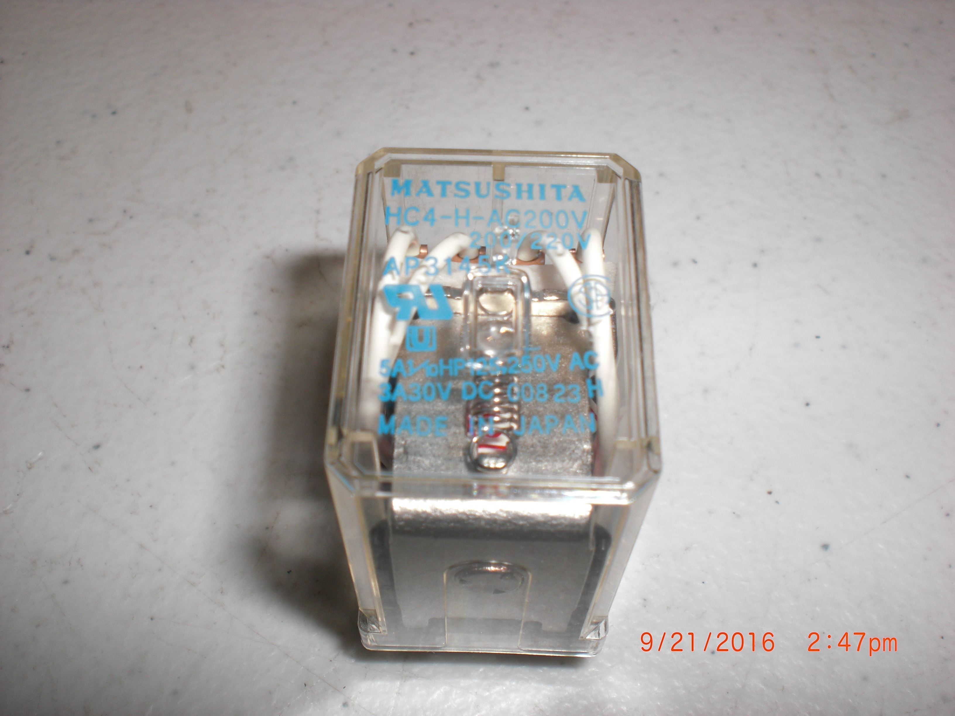 Relay MATSUSHITA HC4-H-AC200V | eBay