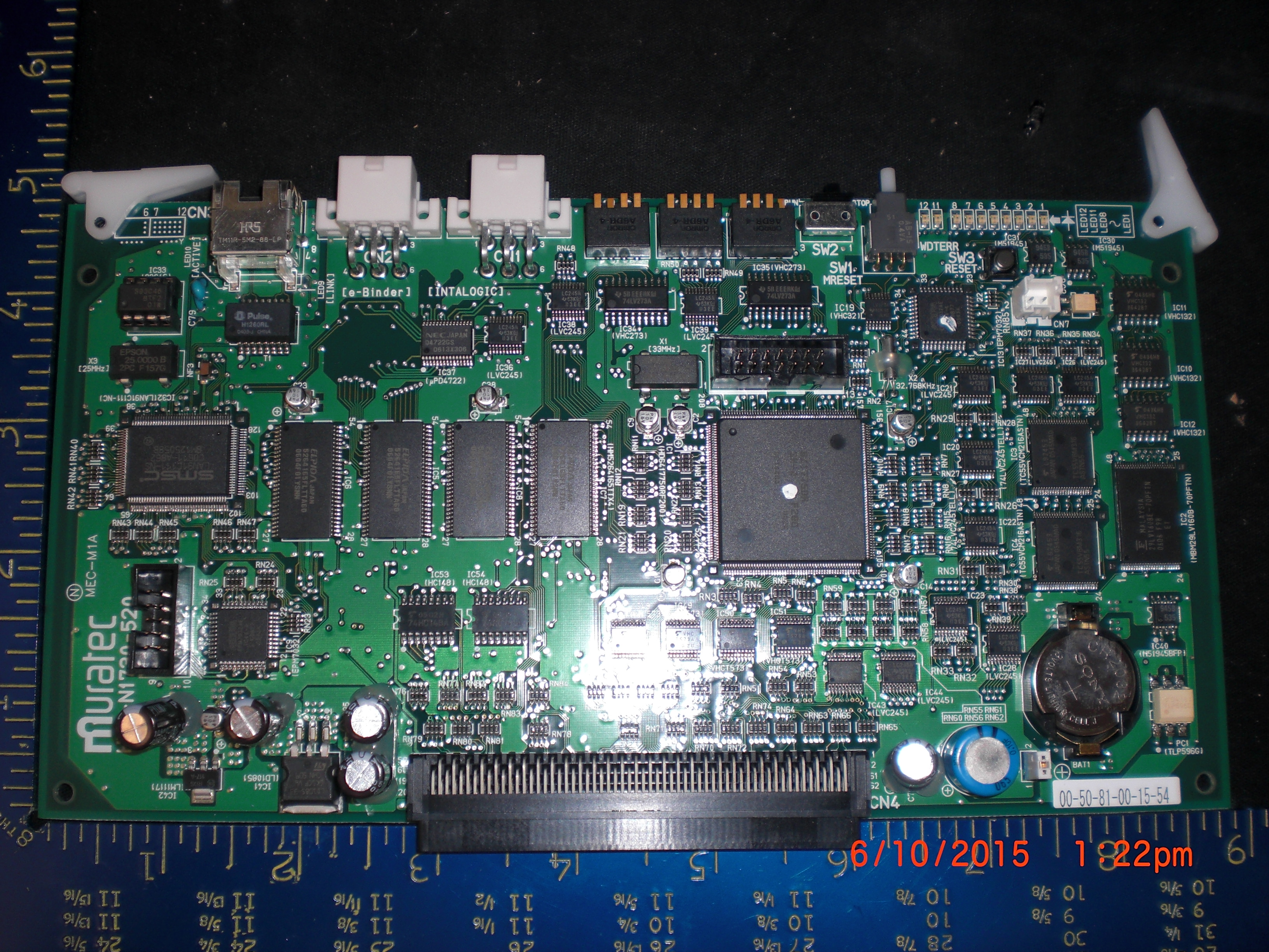 PCB MEC-M1A Board Muratec HMO-N1730-520