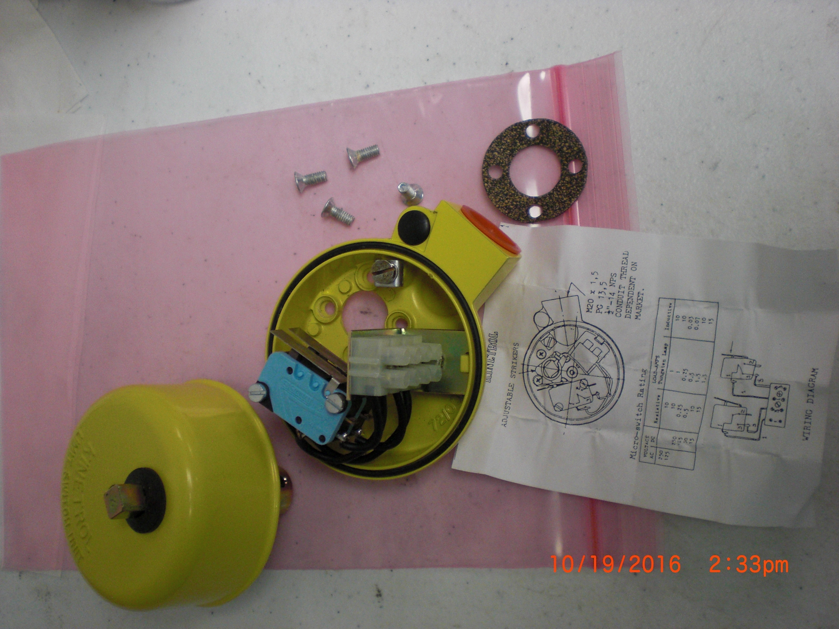 Switch Kinetrol KF-117 Limit Switch unit 