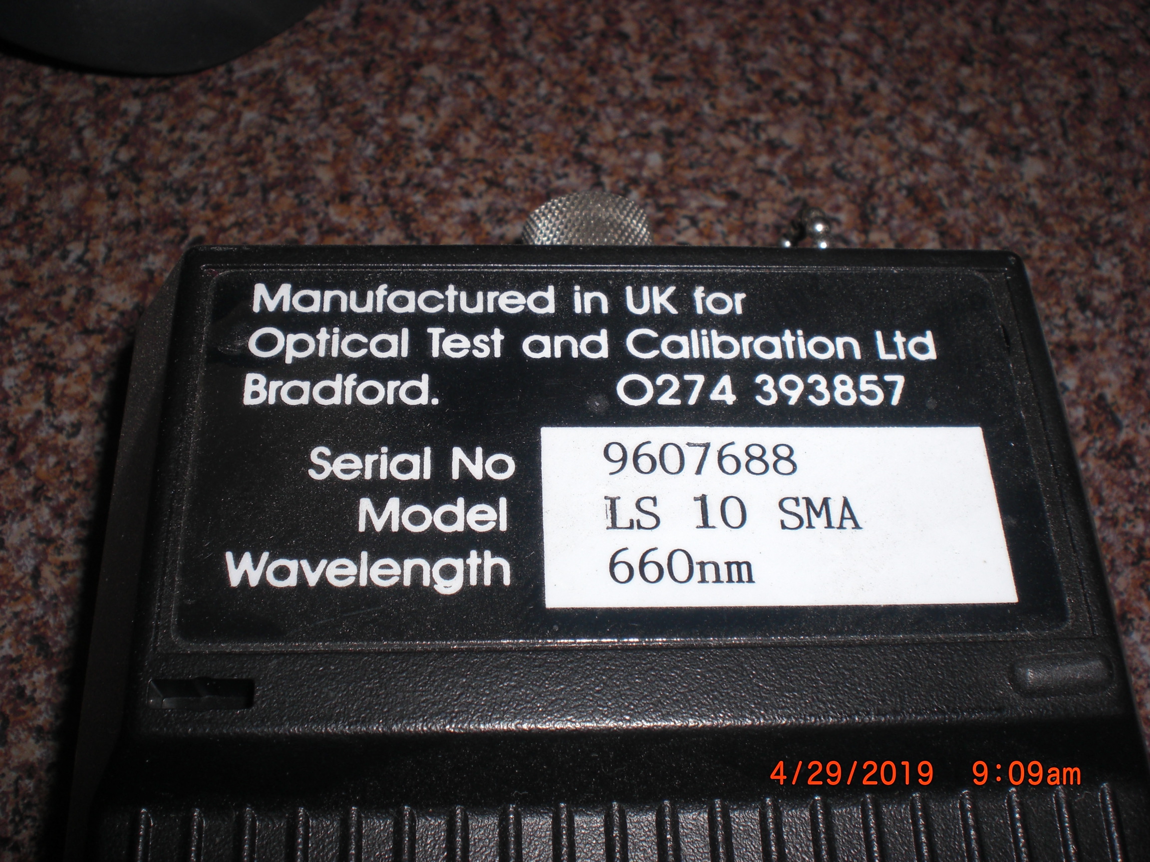 Tool Optical Test and Calibration LTD LS10 Kestrel 660nm wavelength eBay