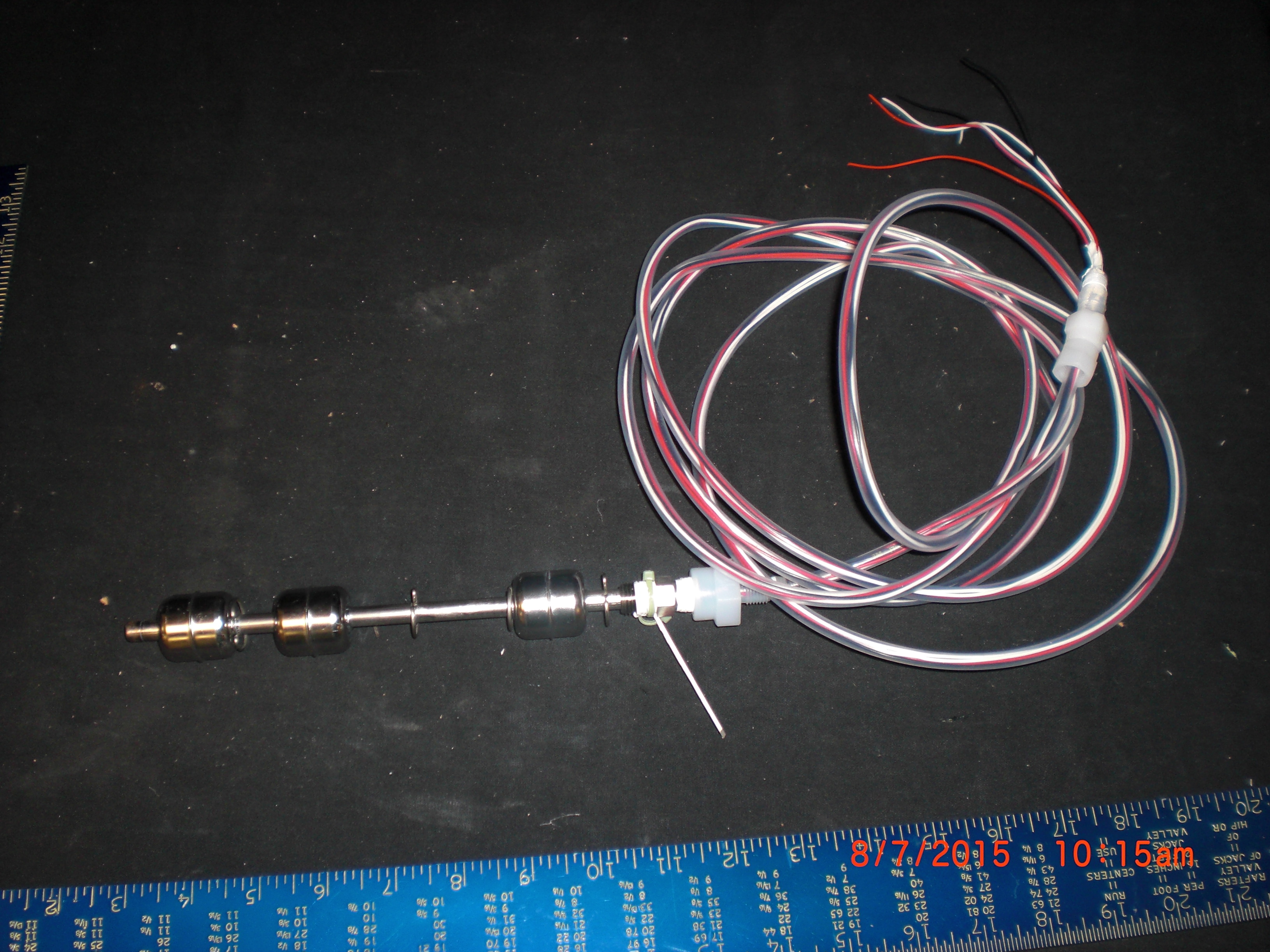 Switch GEM SENSOR Level3 SS three position float switch flammable rated missing bottom retainer clip
