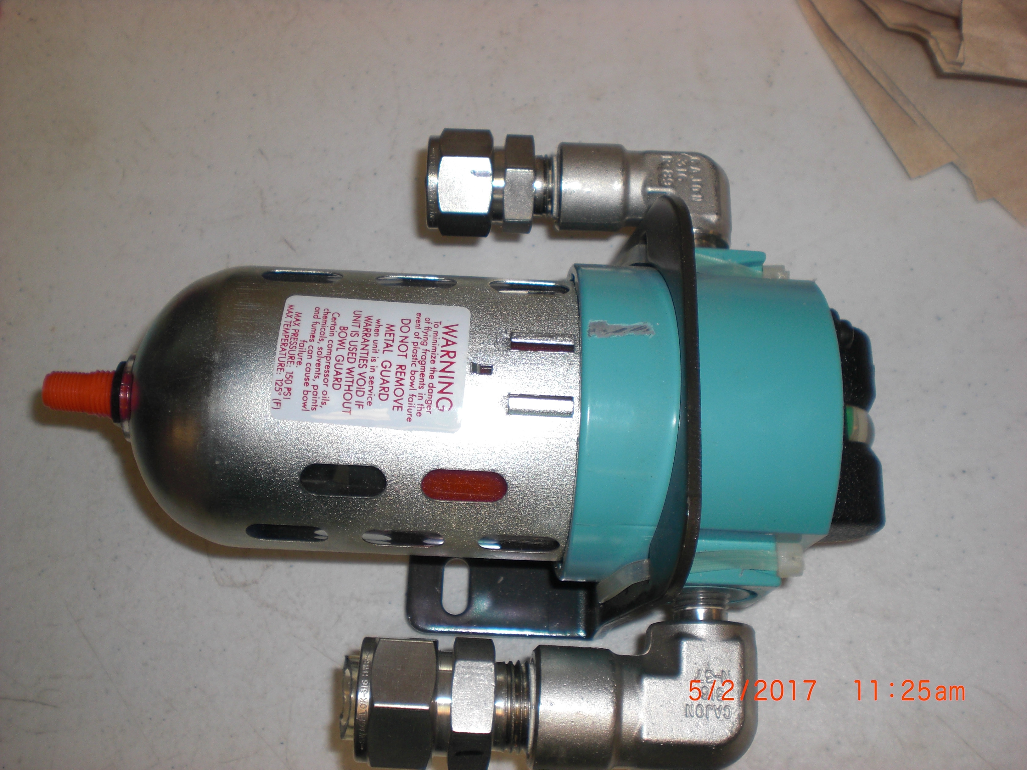 Filter  Automatic Drain Coalescing WILKERSON M26-02-F00B 1/2 FPT  Pneumatic Air