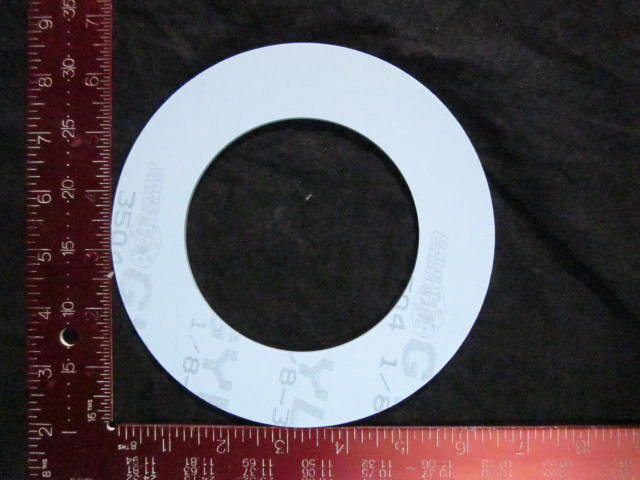 Gasket GARLOCK die cut Teflon Gylon blue 6.3/8 ODx4 IDx1.8T M5970-35123-32R