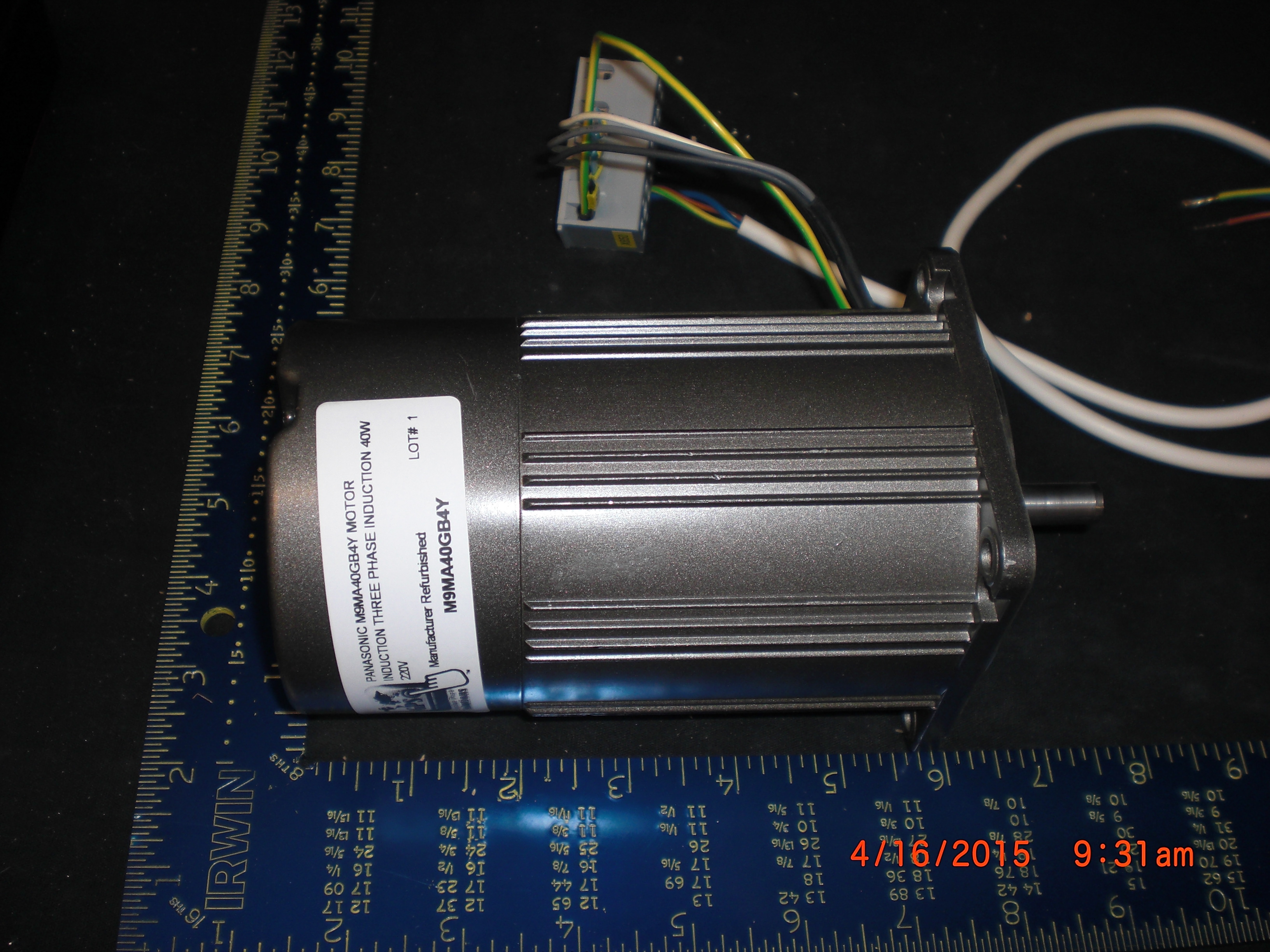 Motor   induction Three Phase Induction 40W 220V PANASONIC M9MA40GB4Y