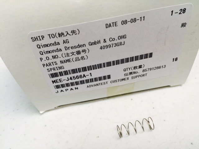 Spring ADVANTEST MME-J4566 SPRING (16 PKG)