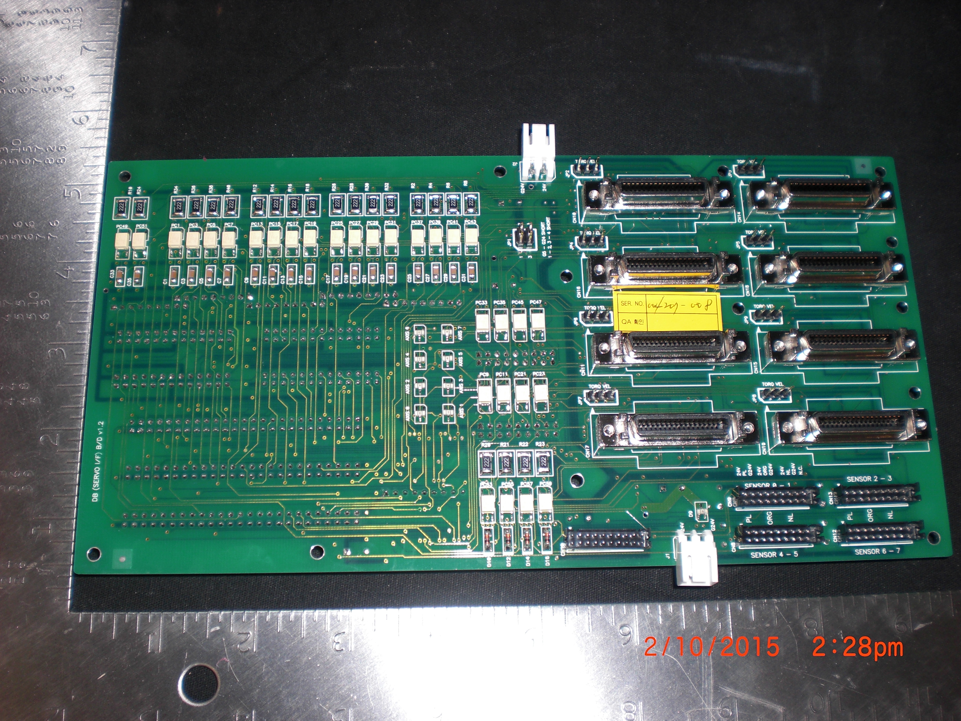 PCB Servo I/F B/D  Mirae Corporation MR-7300 