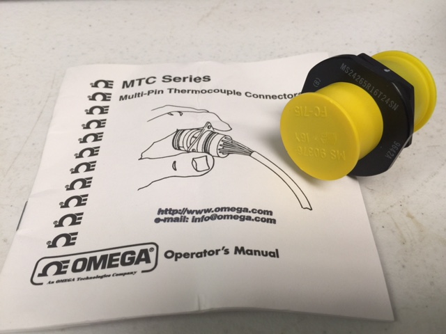 Thermo Couple (TC) OMEGA MS24265R16T24SN MULTI-PIN THERMOCOUPLE CONNECTOR