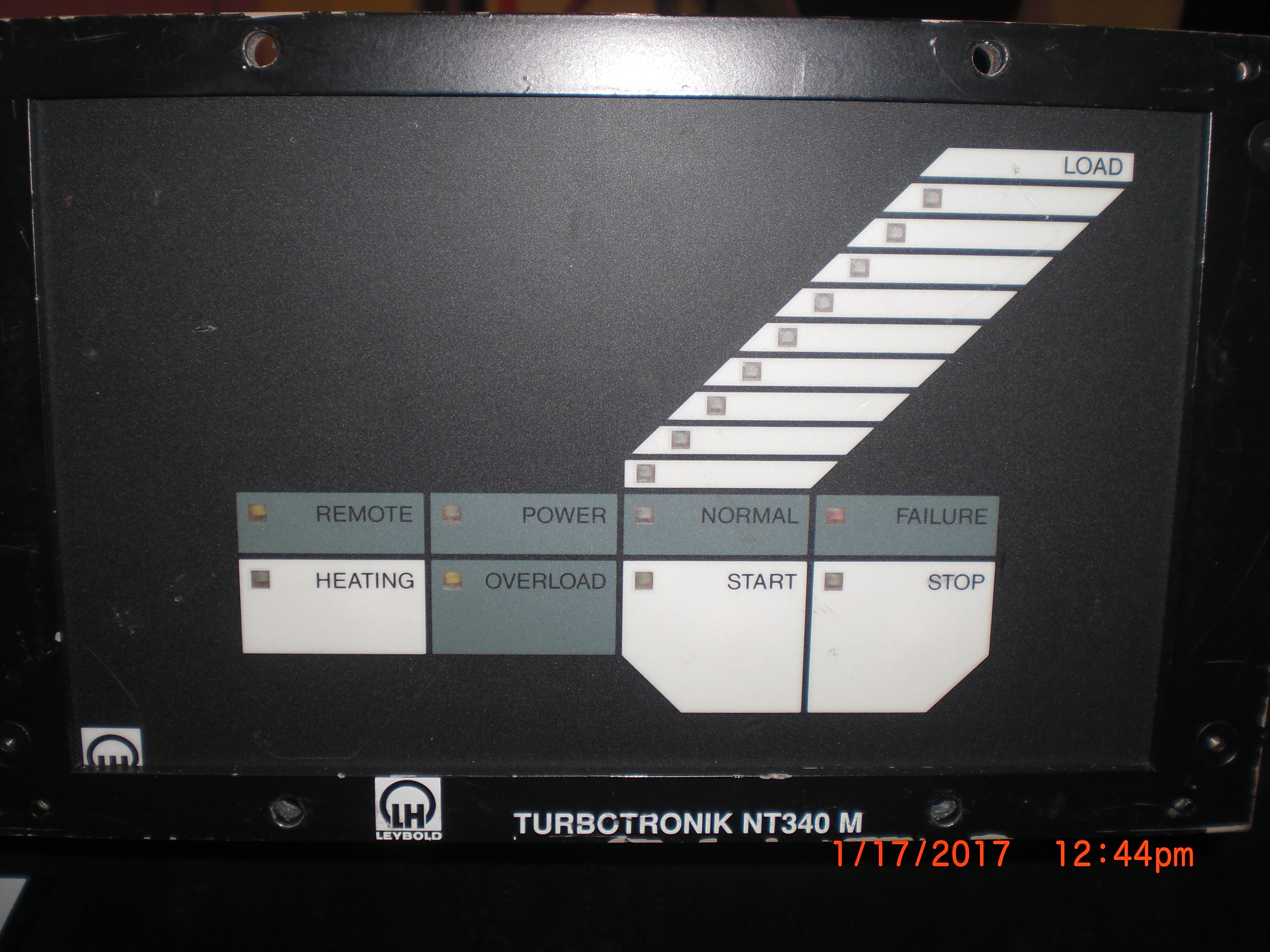 Controller LEYBOLD NT340 M Turbotronik pump controller UNTESTED NO RETURN