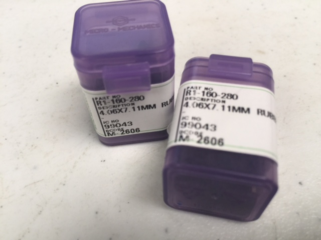 Hardware (40 PKG) 4.06X7.11 MM RUBBER TIP  MICRO MECHANICS R1-160-280