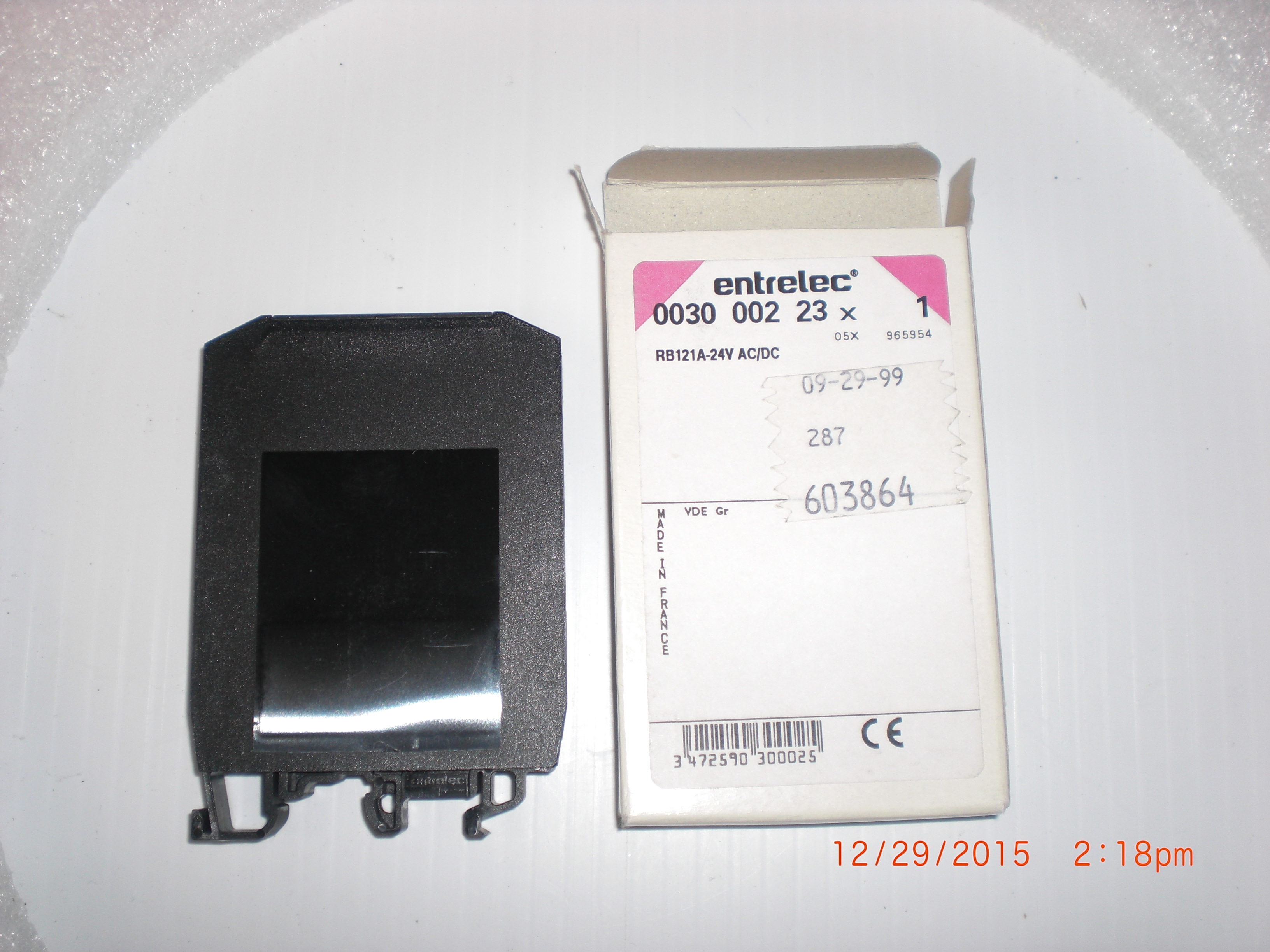 Relay AC/DC ENTRELEC RB121A-24V  