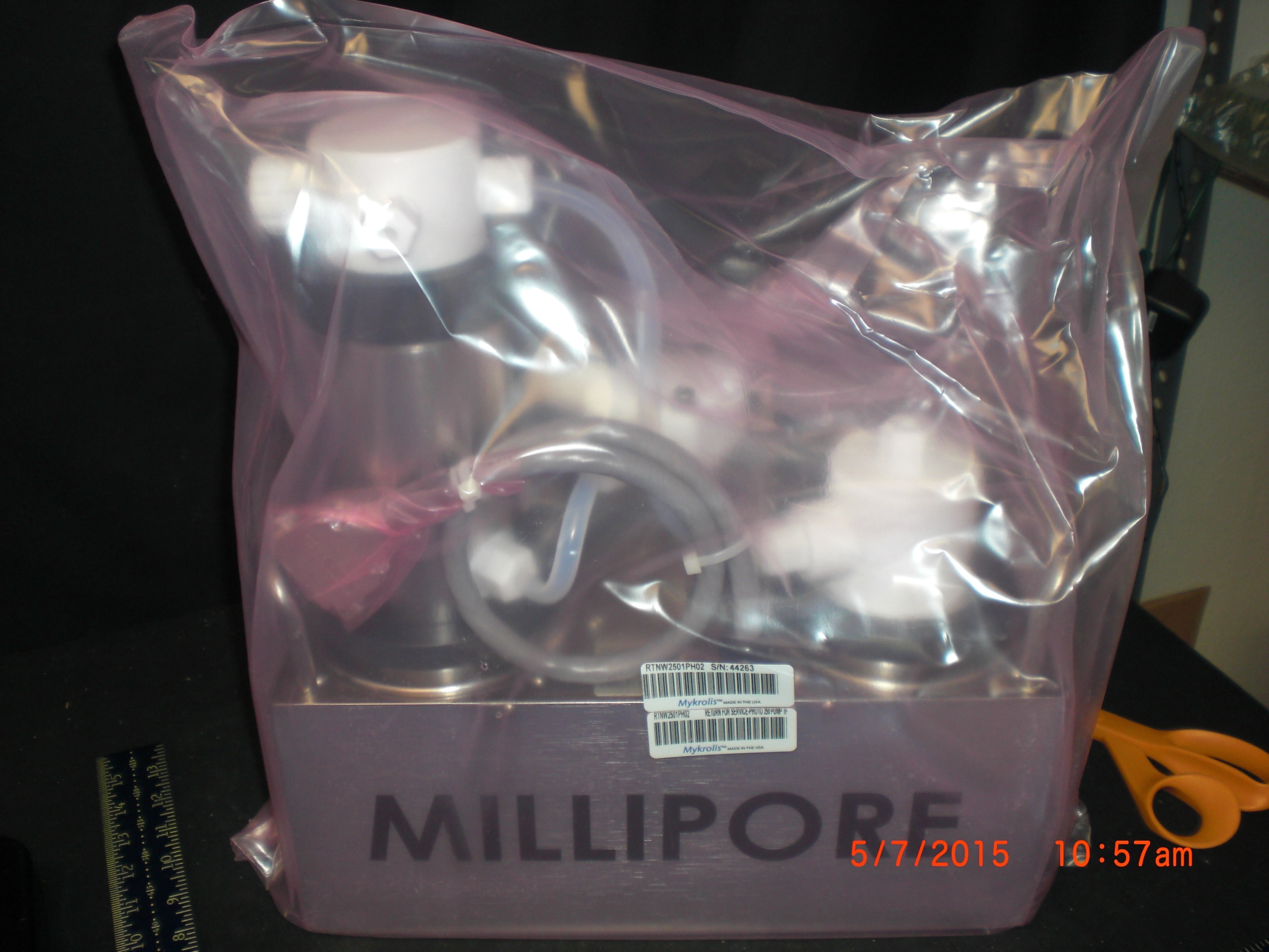 Pump Photo 250  Millipore RTNW2501PH02 Resist Dispense System Teflon  