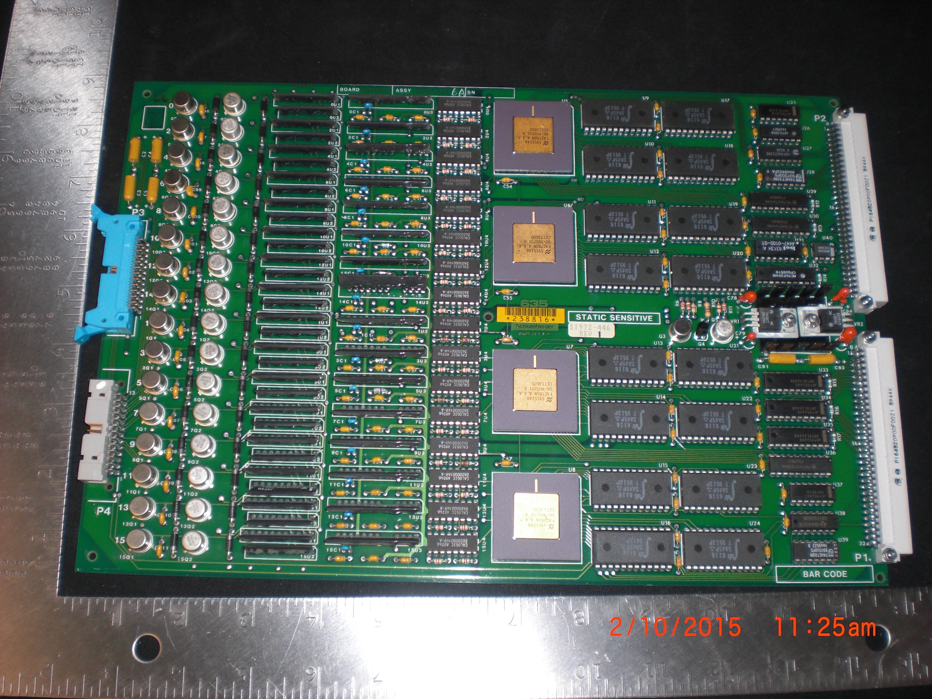 PCB Driver Sensor Board DSB Schlumberger Systems S19720000136 