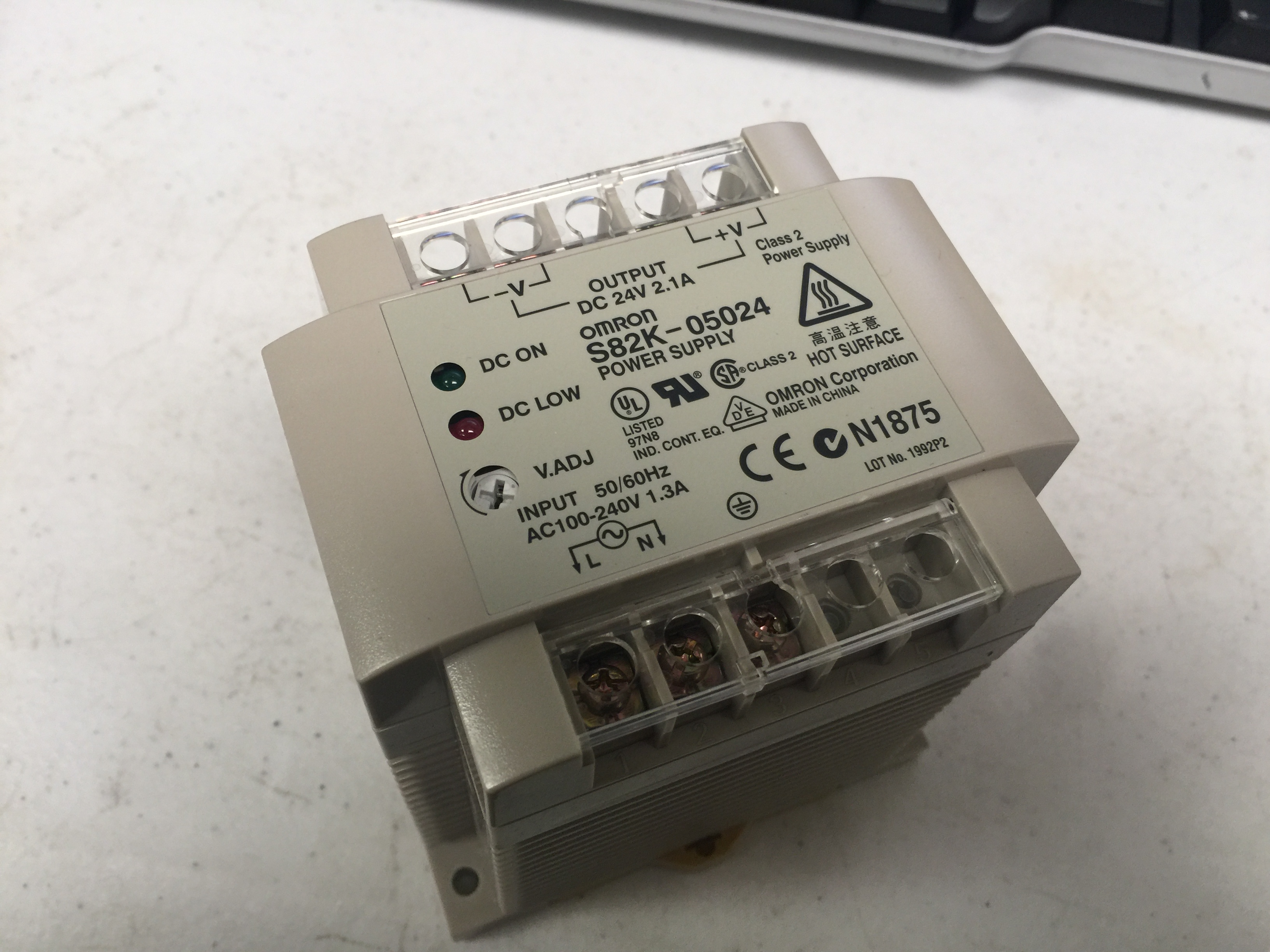 Power Supply  OMROM S82K-05024 SWITCH MODE POWER SUPPLY; 9-688-80-0001