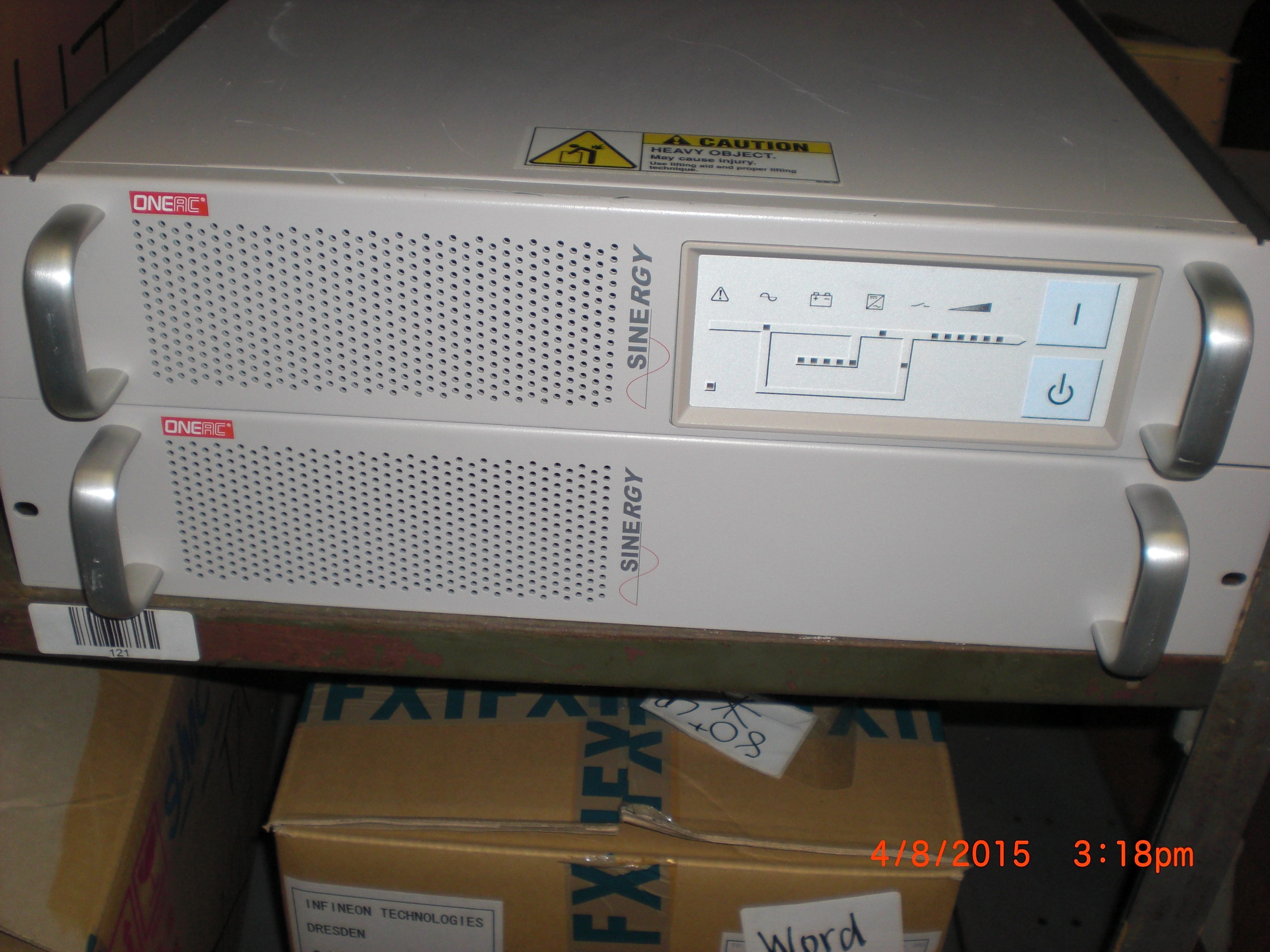 Power Supply  ONEAC SBP3000-RM1 UPS with conditioner and battery Sinergy S3000XARM 110VAC 30A