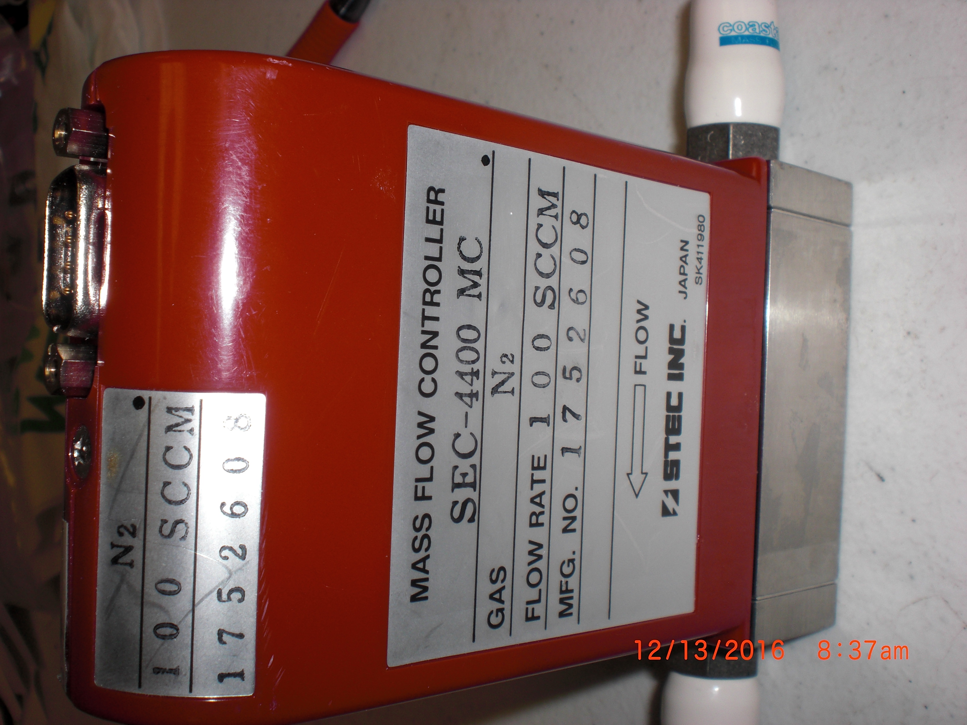 MFC HOREBIA / STEC SEC-4400 MC N2 100 SCCM un-tested No-returns