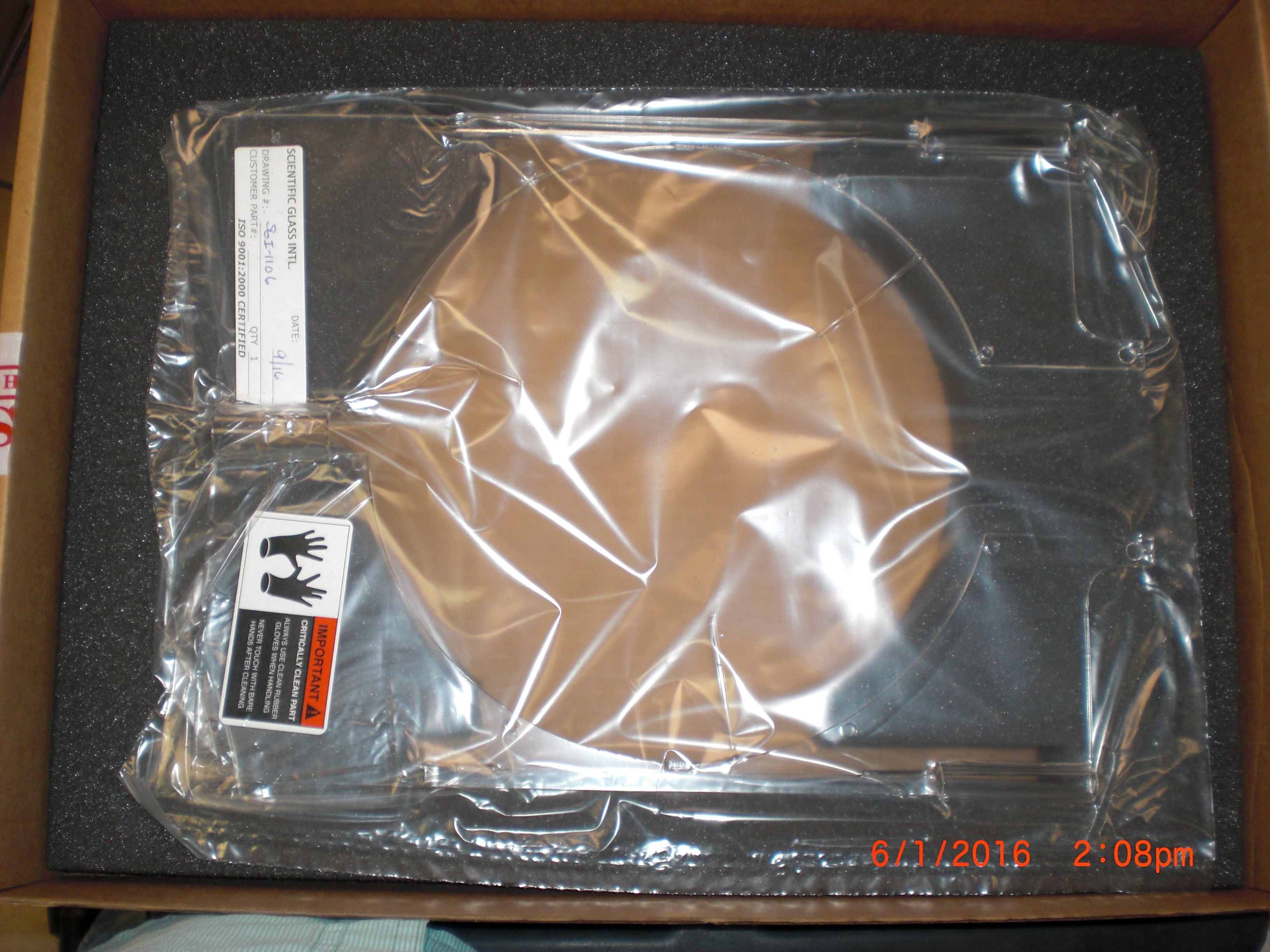 OEM Part AG ASSOCIATES SGI-1106  Tray 200mm DTC Ceramic Shield  