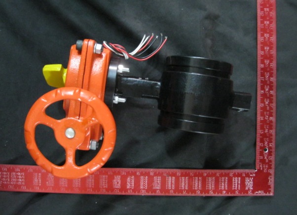 Valve Butterfly 4 in- DN100  175psi w/tamper switch Fire sys SurJoint SJ-700W 