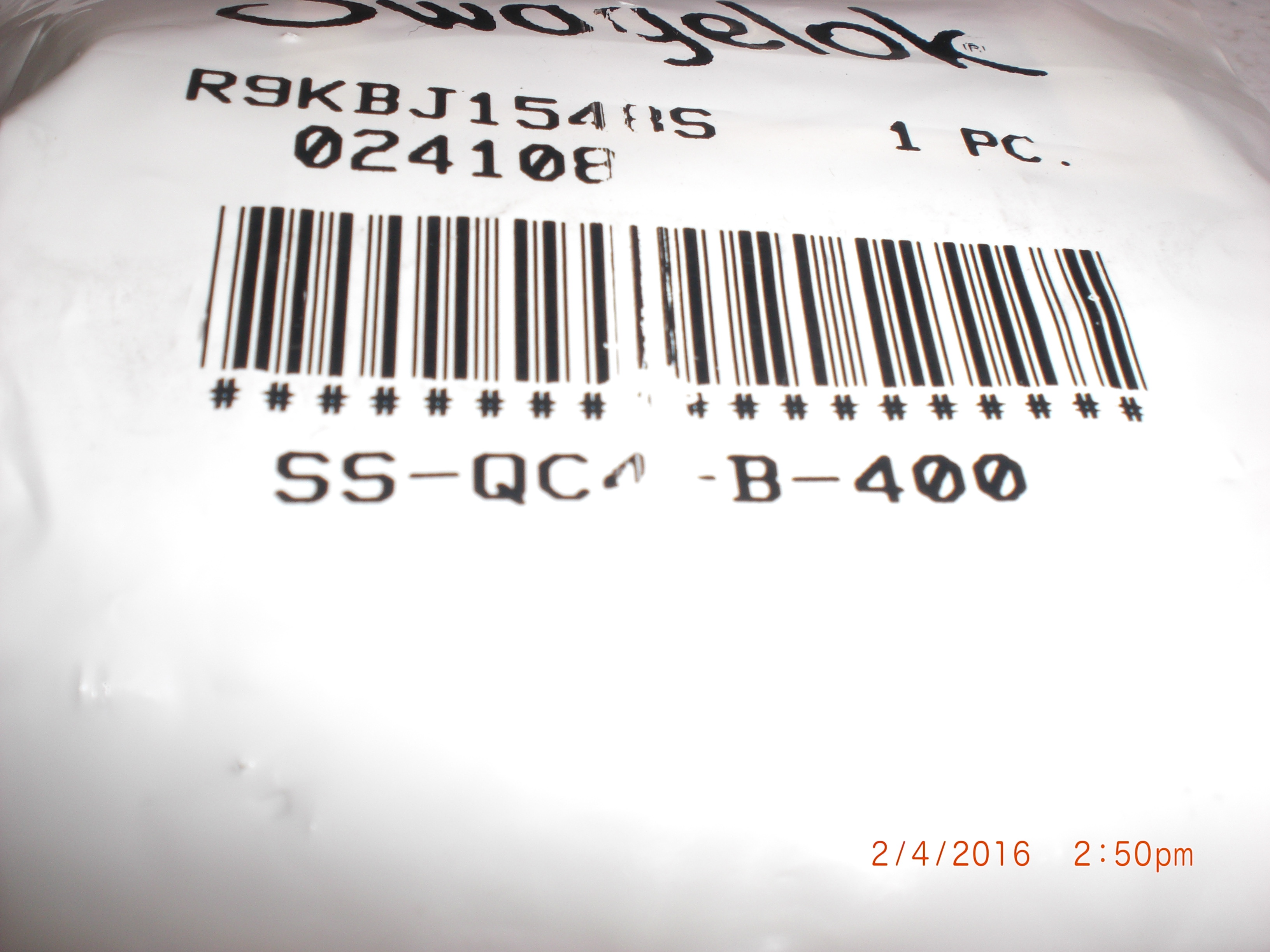 Fitting Swagelok SSQC4B400 quick connect 1/4T eBay