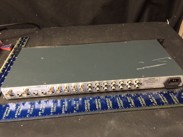Amplifier Super Video Composite Distribution Amp Mod KRAMER SV-5NNO POWER CORD