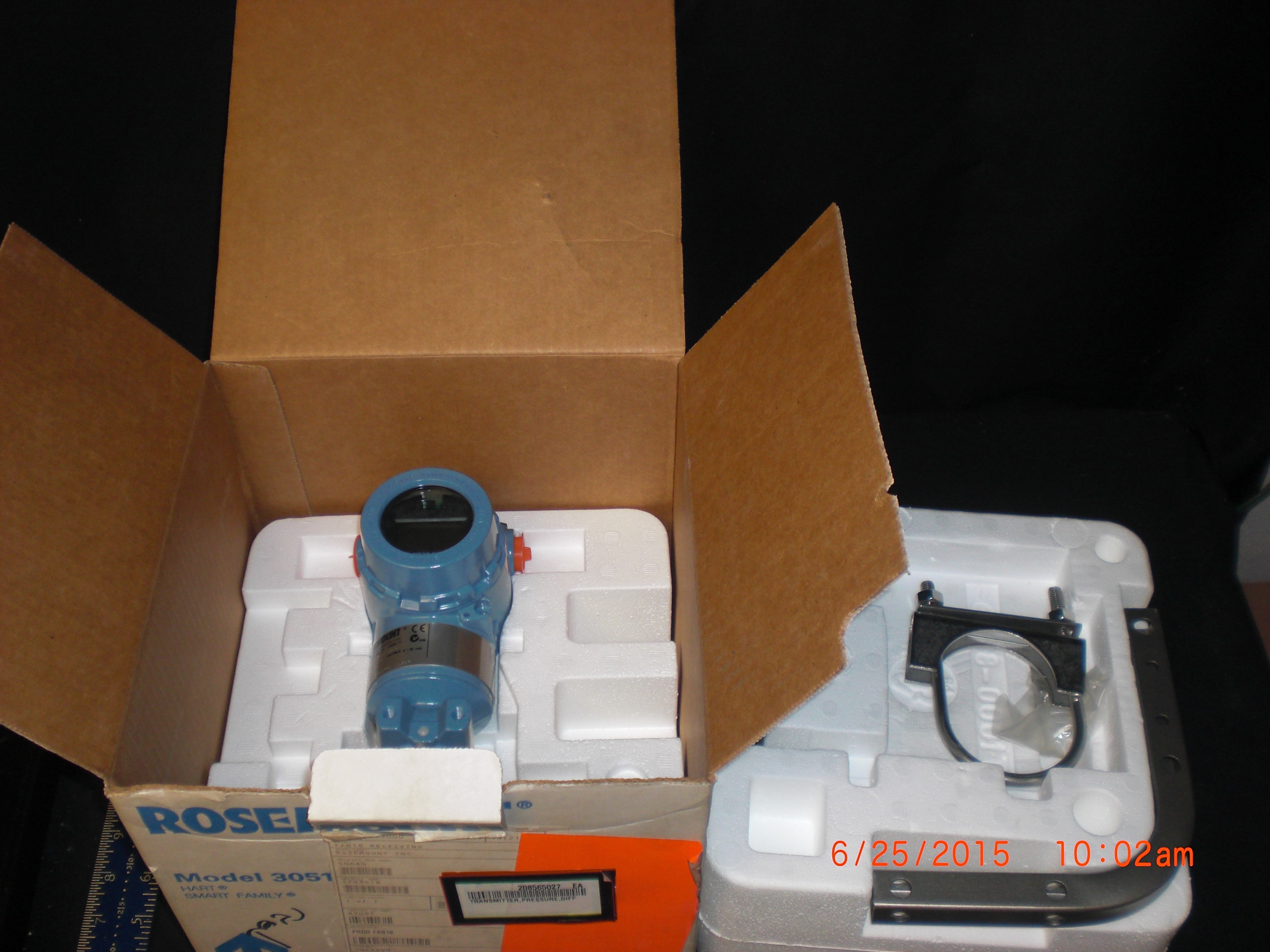 Instrument ROSEMONT TG3A2A21AB4K3Q4M5 3051 Pressure Transmitter H7 rated 0-800PSI