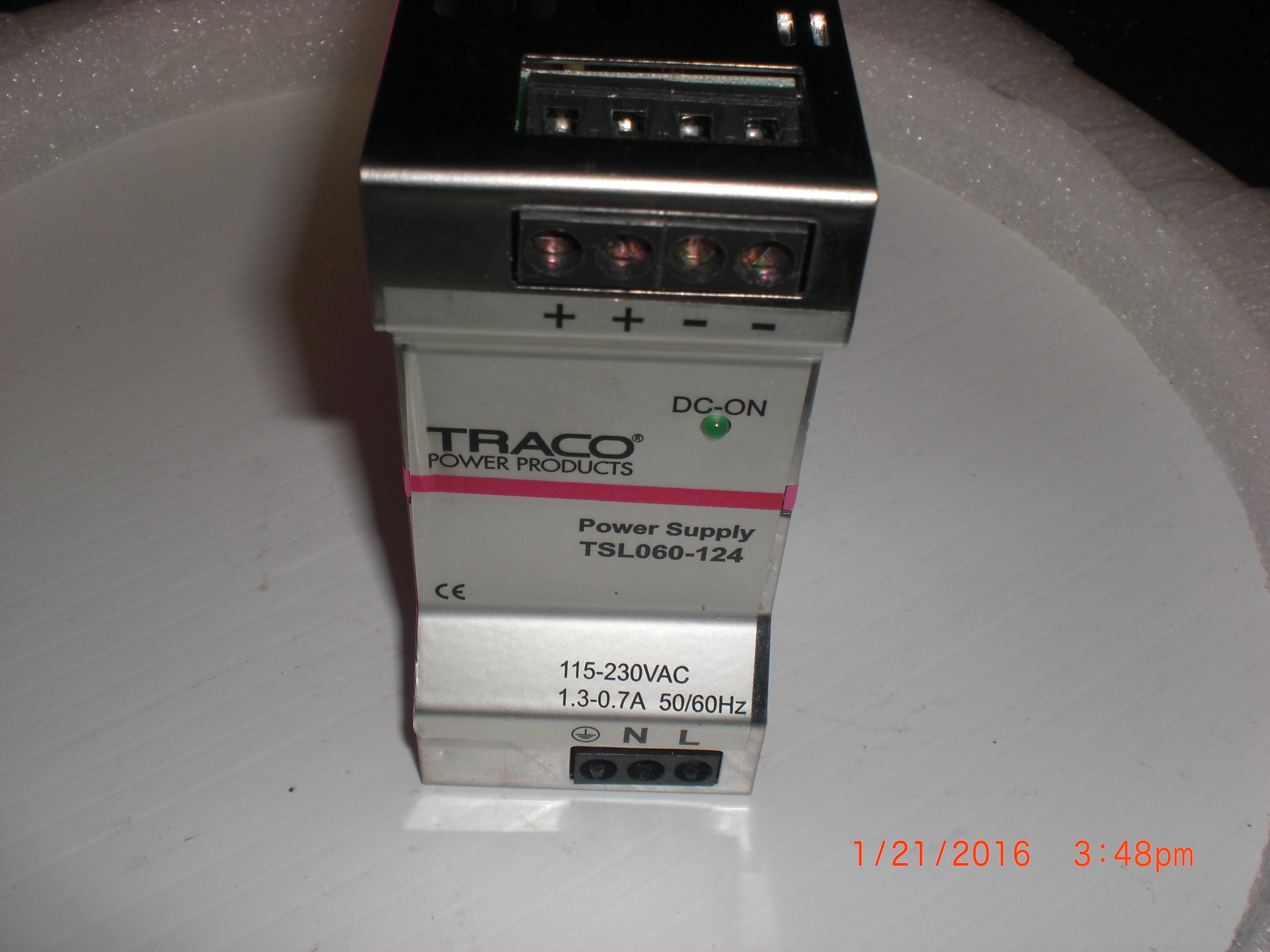 Power Supply  TRACO TSL060-124 24VDC 2.5A