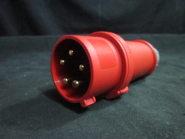 Electrical plug weather proof 16A m. Nickel cable protection MENNEKES TYPE-13A