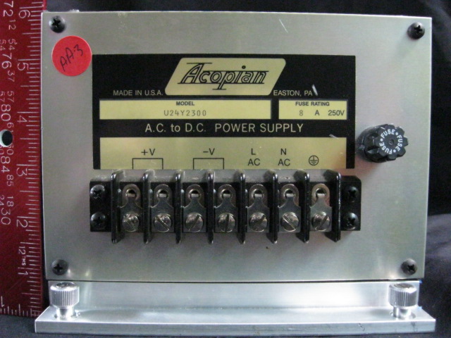 Power Supply  24VDC 23A  Unregulated AC-DC  some cosmetic wear ACOPIAN U24Y2300