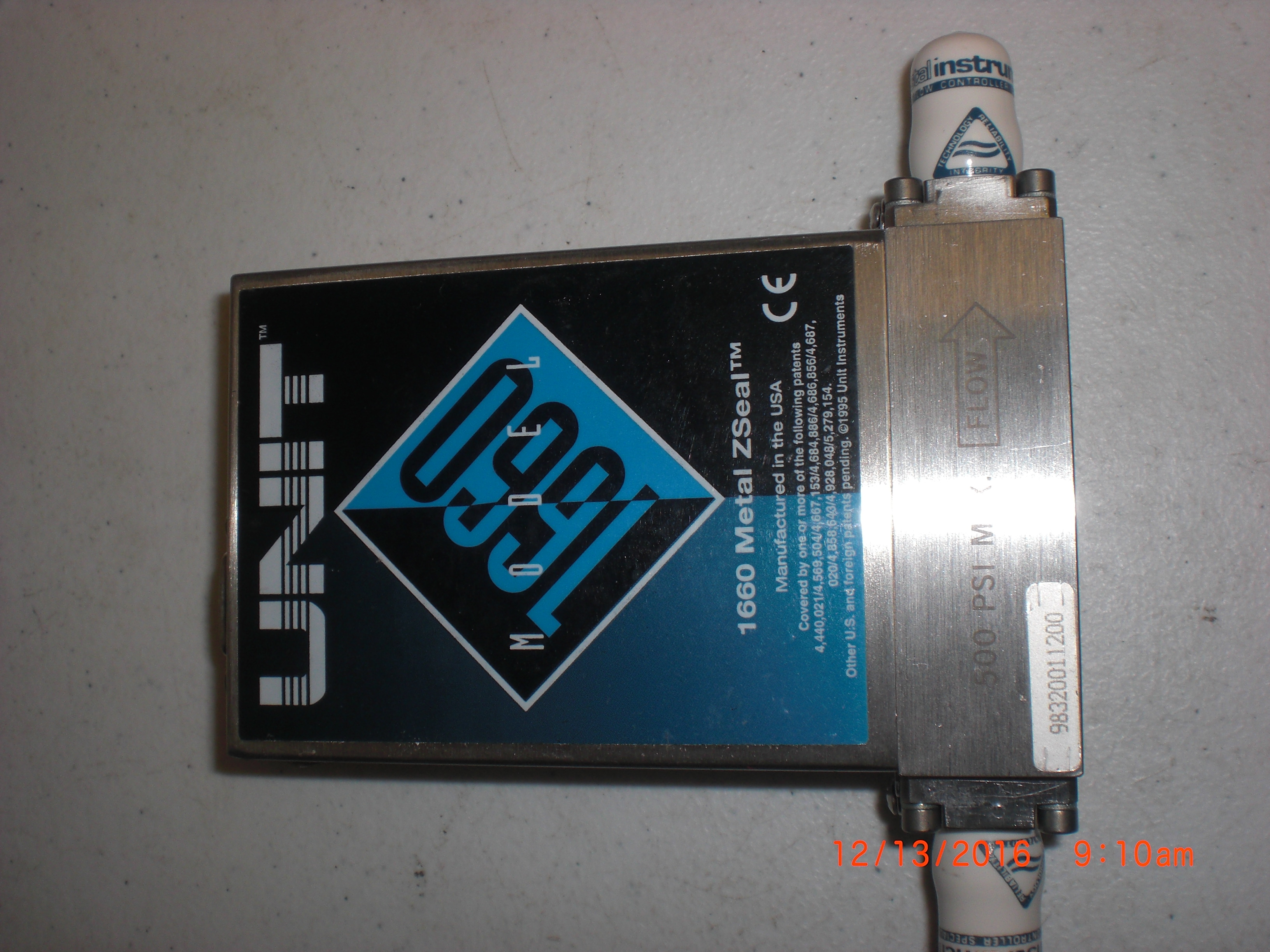 MFC UNIT CELERITY UFC-1660 AR  3SLPM  un-tested No-returns