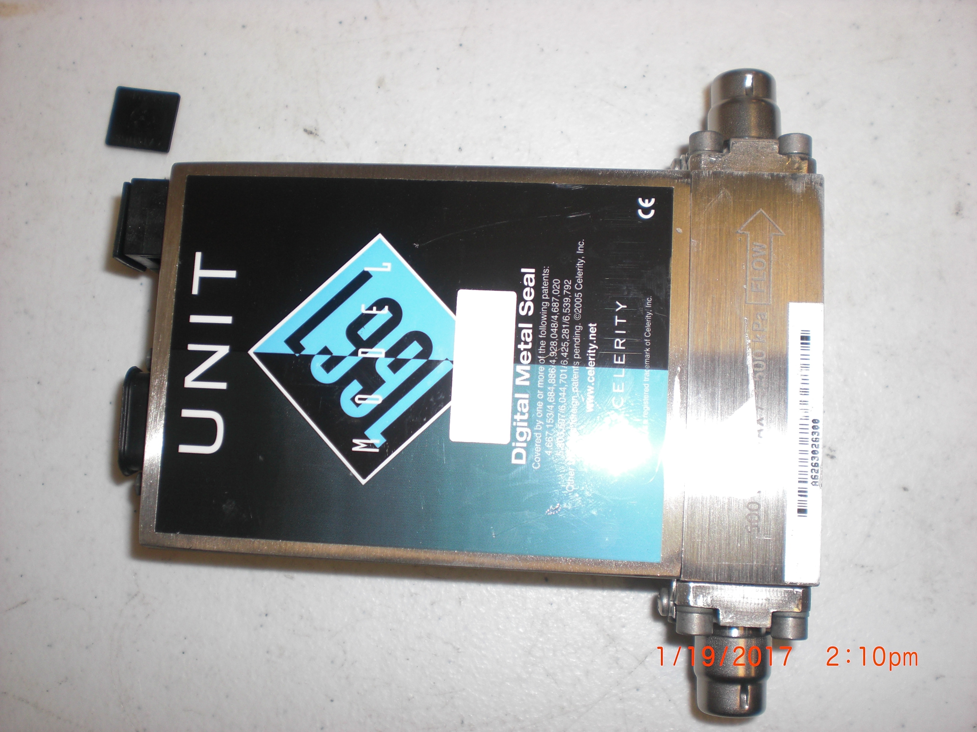 MFC UNIT CELERITY UFC-1661 O2 1000 SCCM Digital Multiflo Model