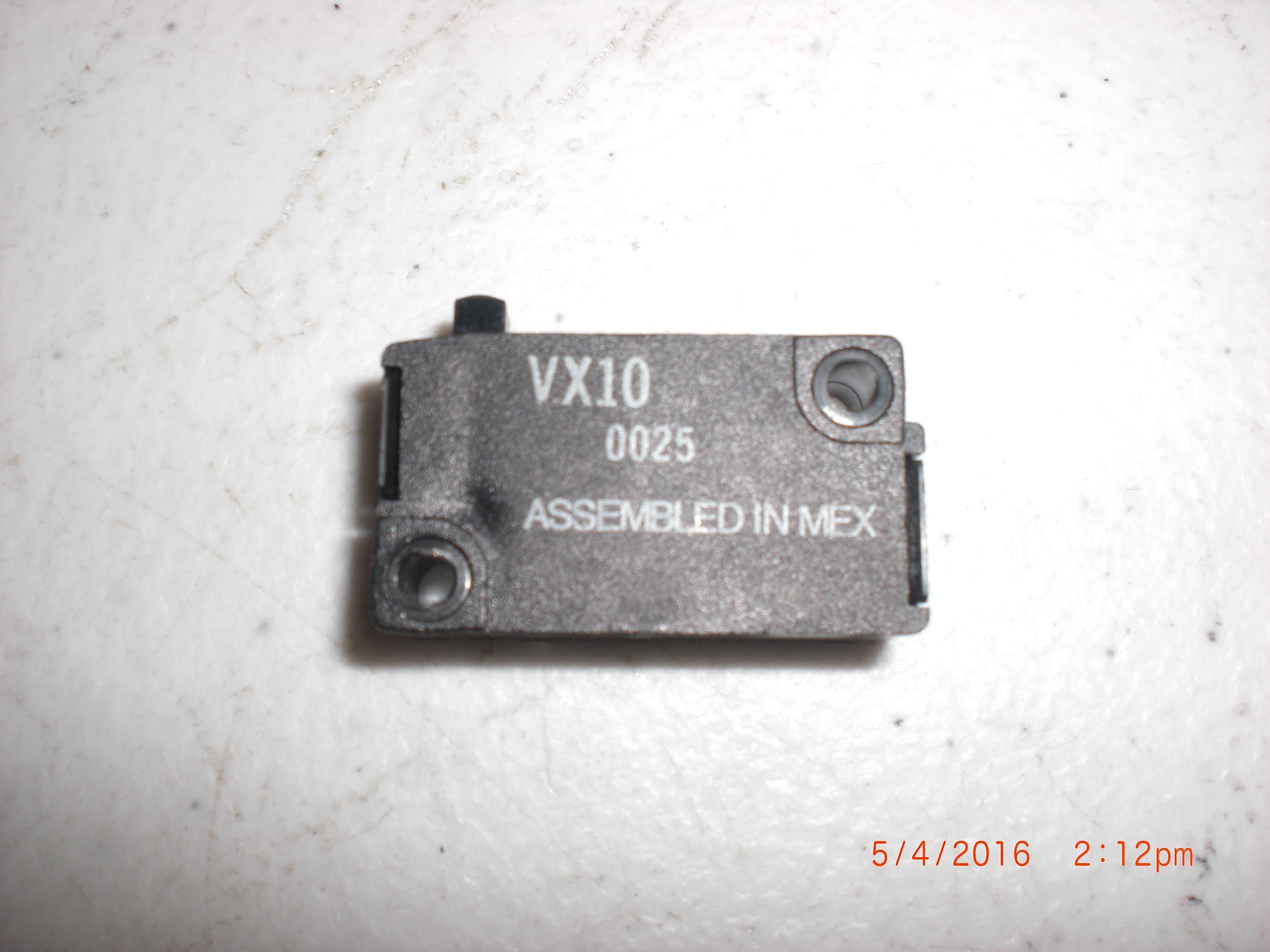Switch MICRO SWITCH VX10  NO/NC 4.5/24VDC 15mA digital output 