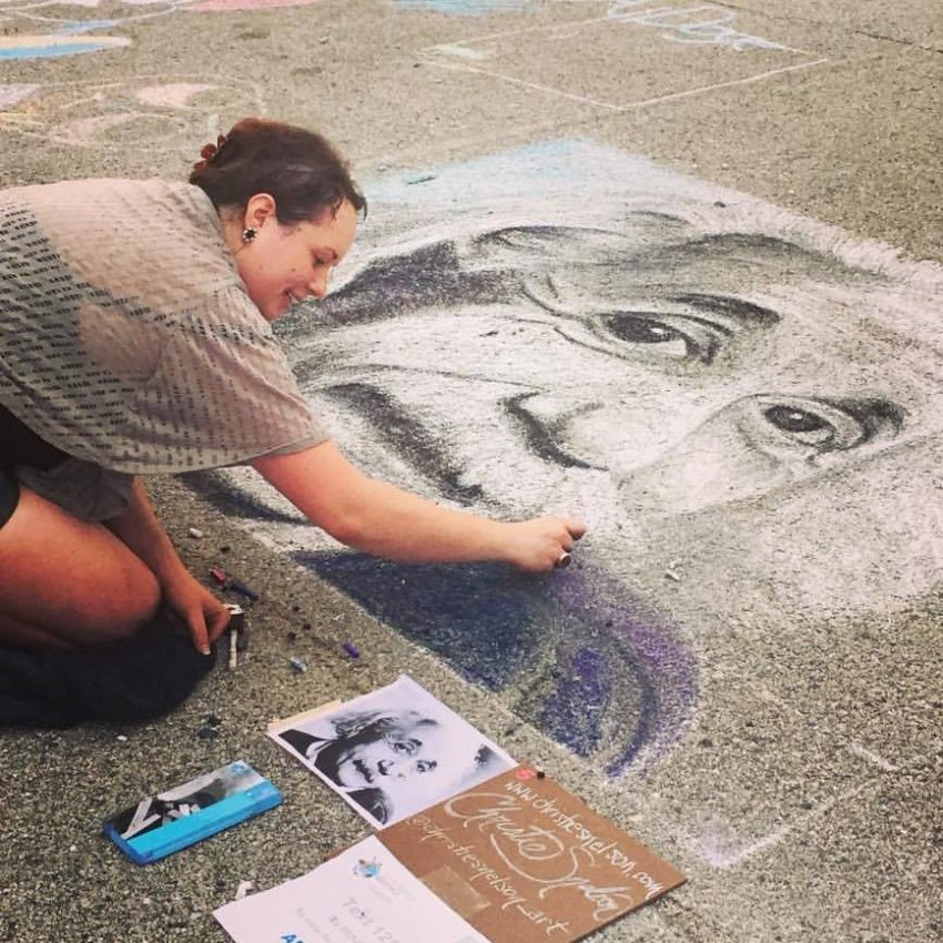 Hire Art By Christie Snelson Chalk Artist In Springfield Missouri